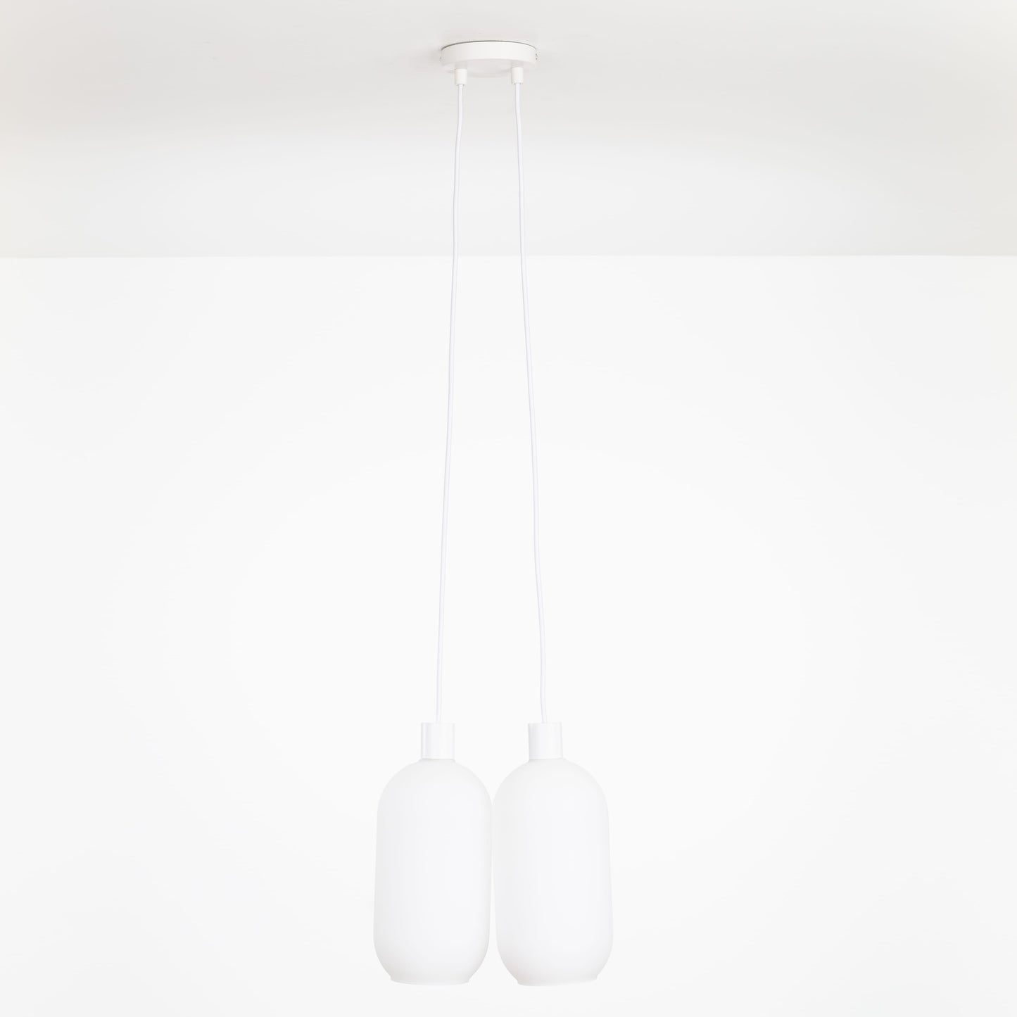 AiO Dot Multiport Chandelier - Glass Pill Shade