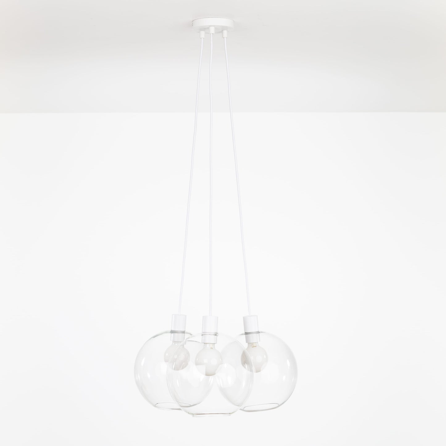 AiO Dot Multiport Chandelier - 10 Inch Glass Globe