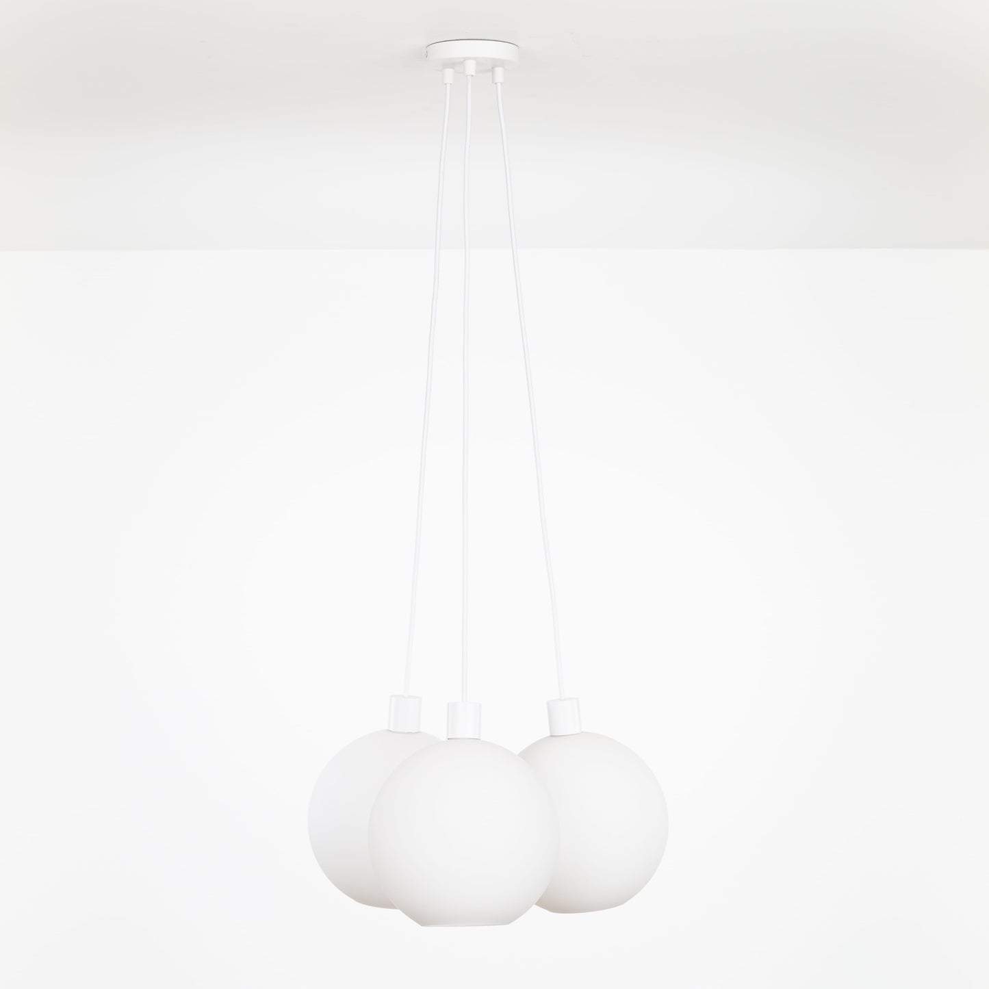 AiO Dot Multiport Chandelier - 10 Inch Glass Globe