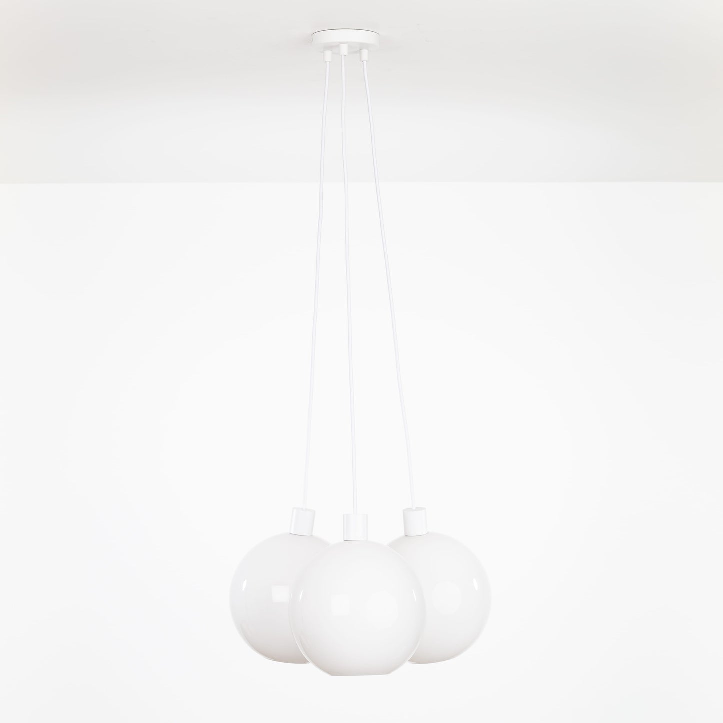 AiO Dot Multiport Chandelier - 10 Inch Glass Globe