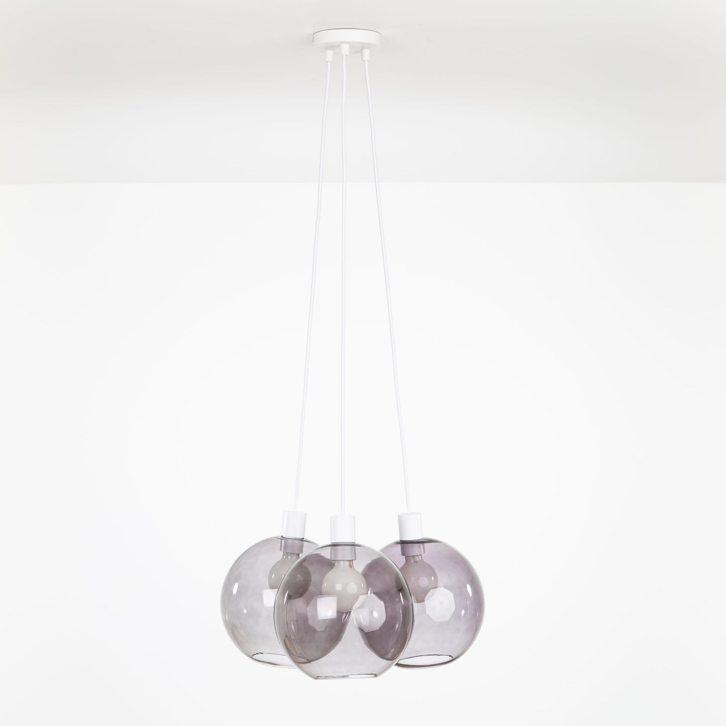 AiO Dot Multiport Chandelier - 10 Inch Glass Globe