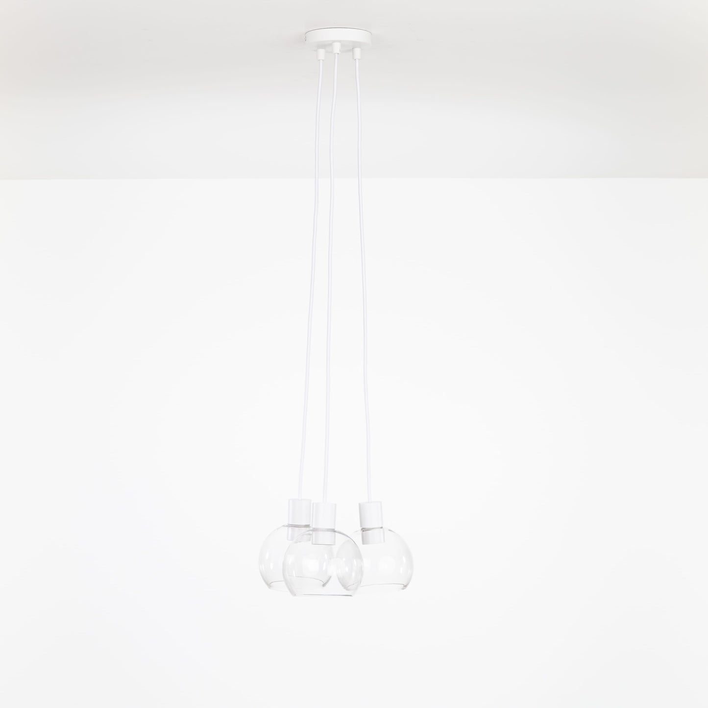 AiO Dot Multiport Chandelier - 6 Inch Glass Globe