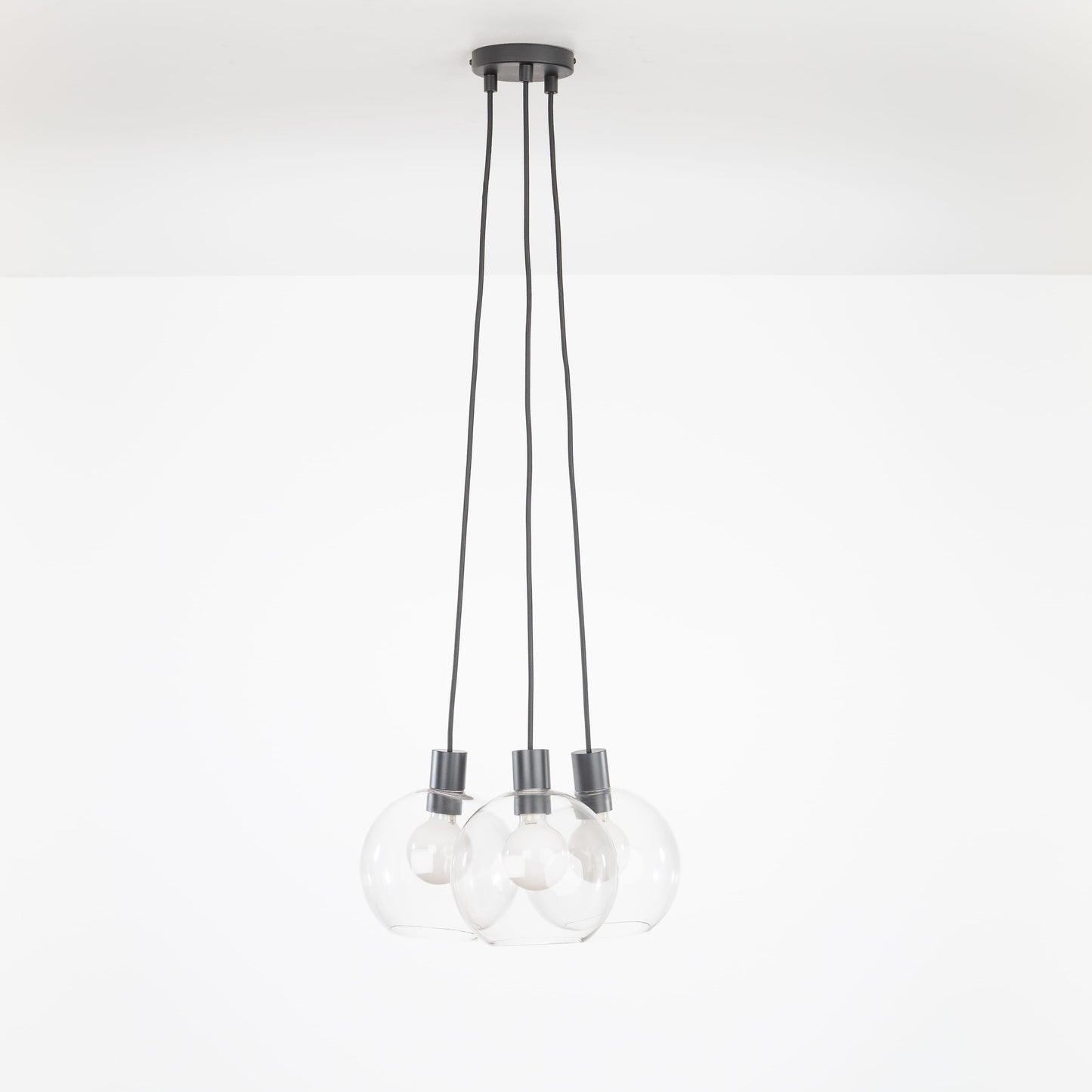 AiO Dot Multiport Chandelier - 8 Inch Glass Globe