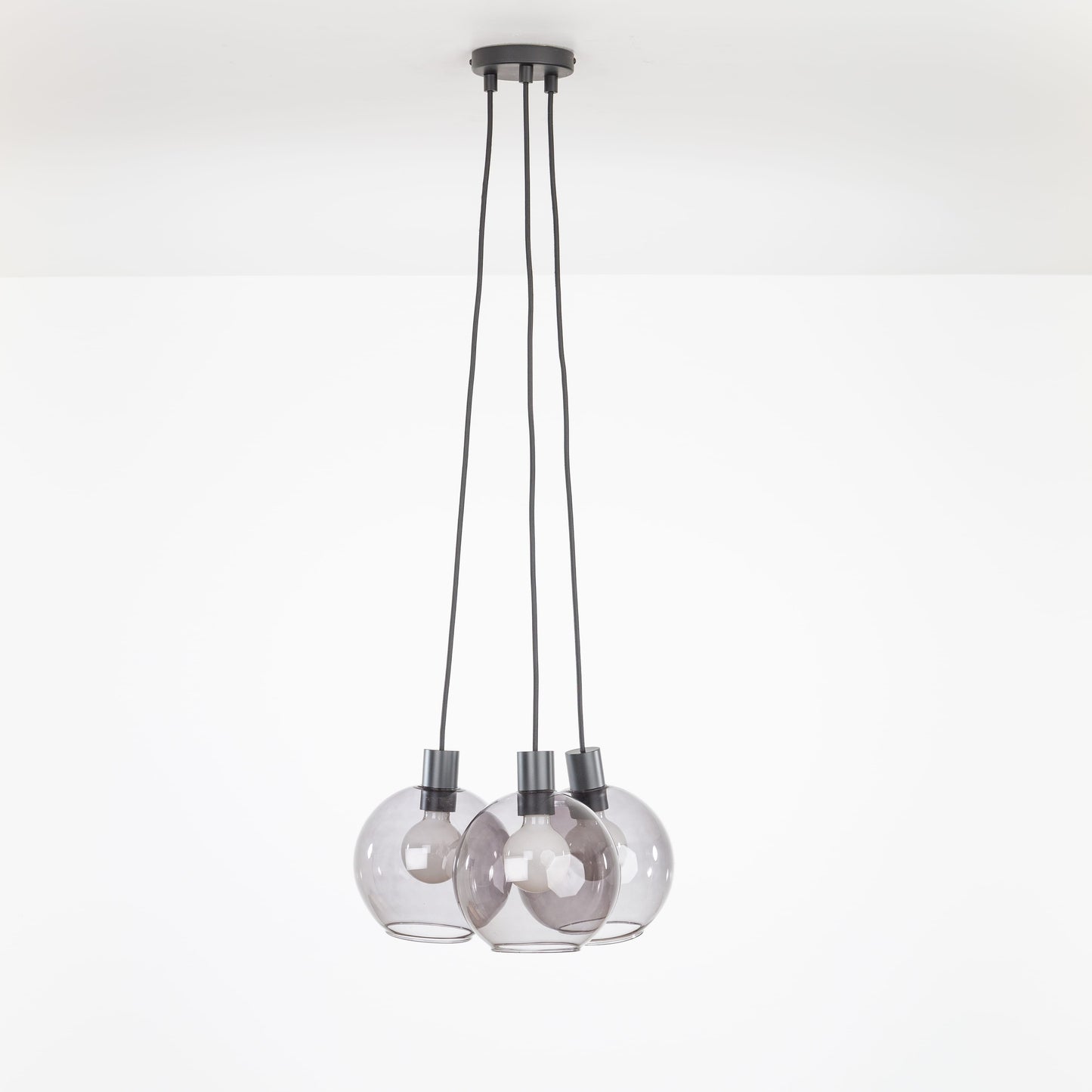 AiO Dot Multiport Chandelier - 8 Inch Glass Globe