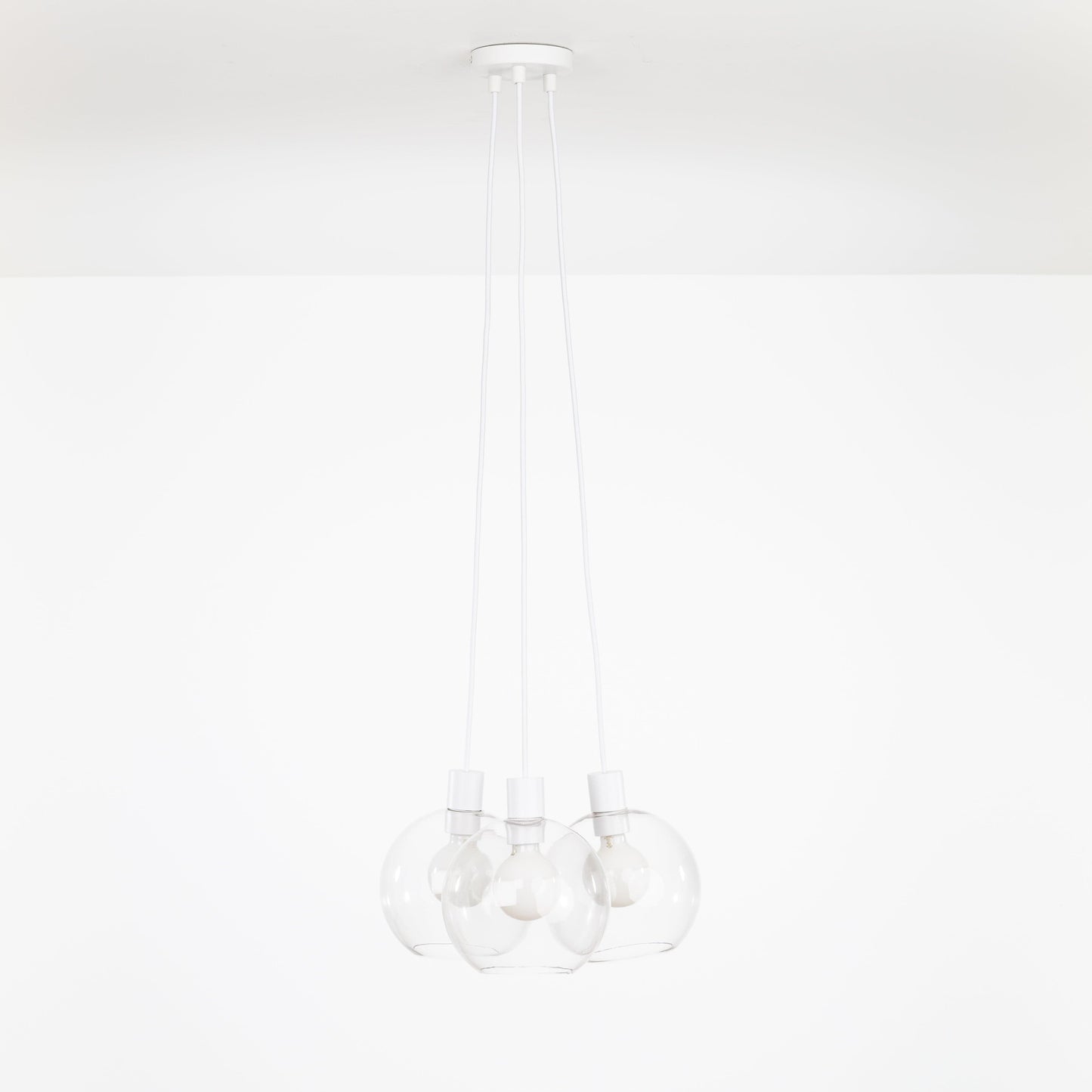 AiO Dot Multiport Chandelier - 8 Inch Glass Globe