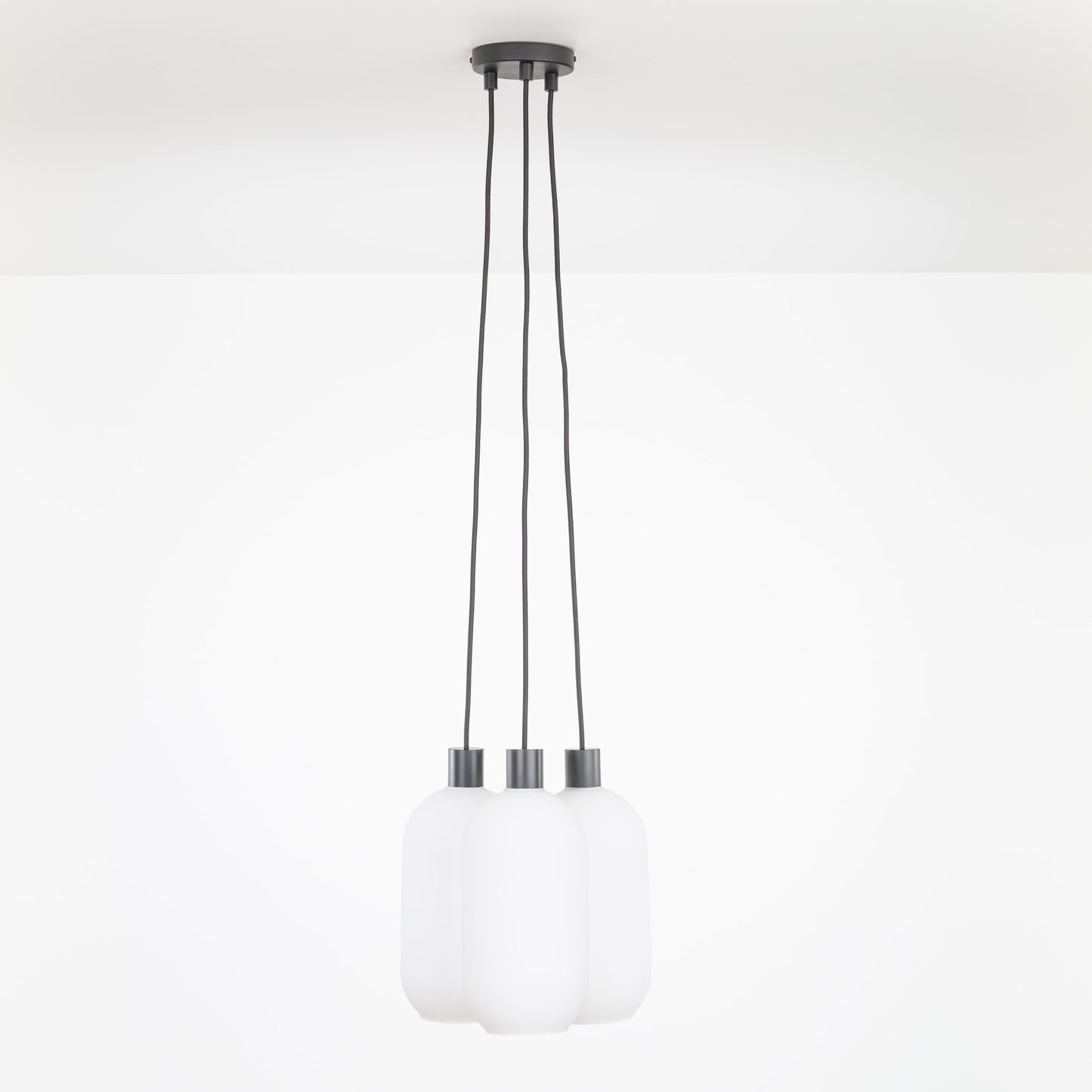 AiO Dot Multiport Chandelier - Glass Pill Shade