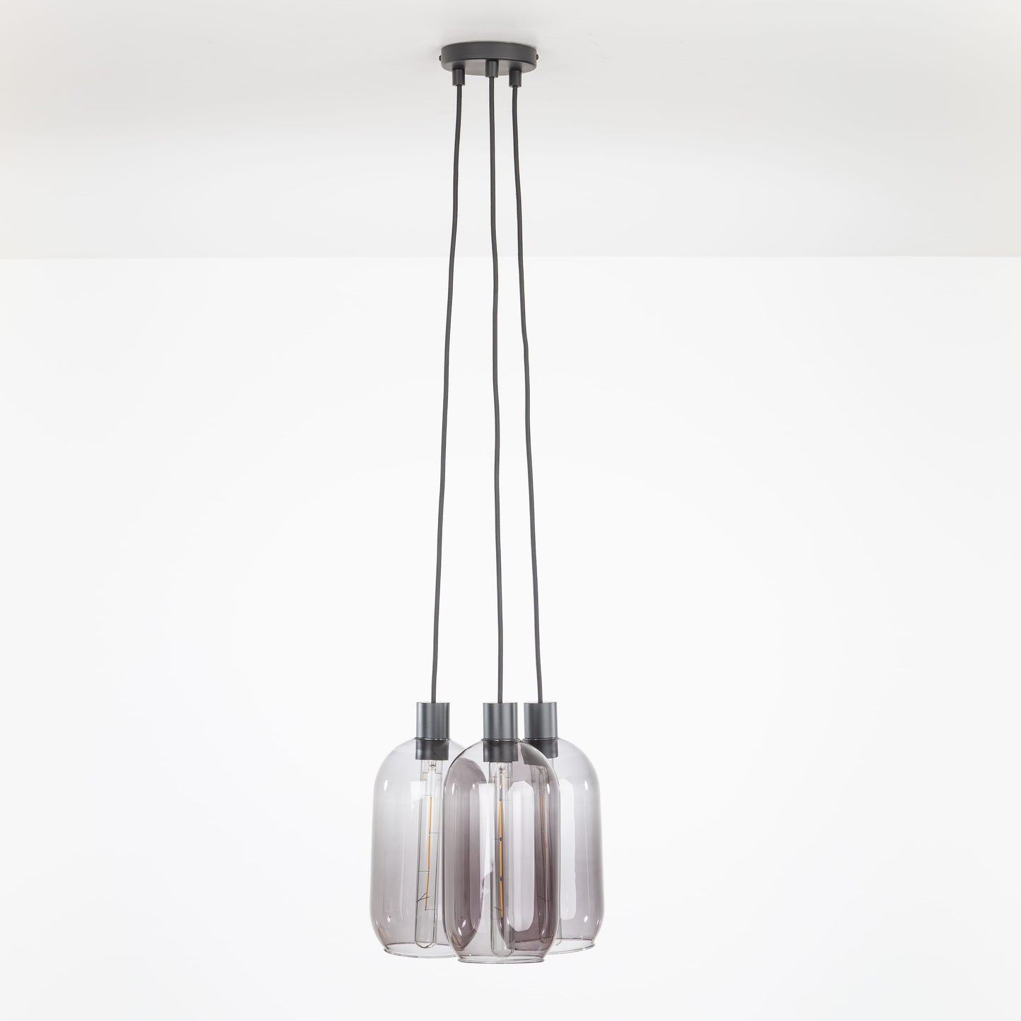 AiO Dot Multiport Chandelier - Glass Pill Shade