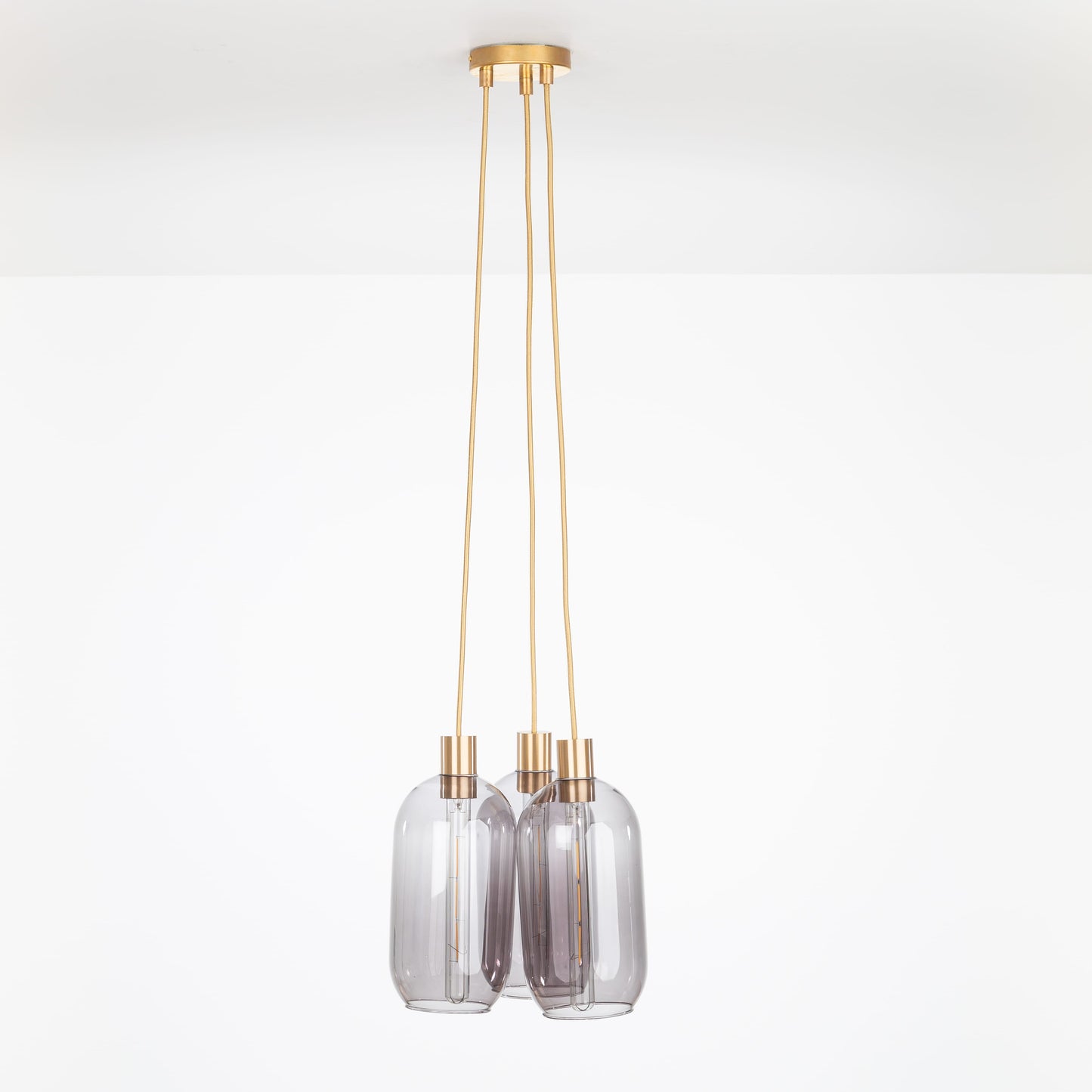 AiO Dot Multiport Chandelier - Glass Pill Shade