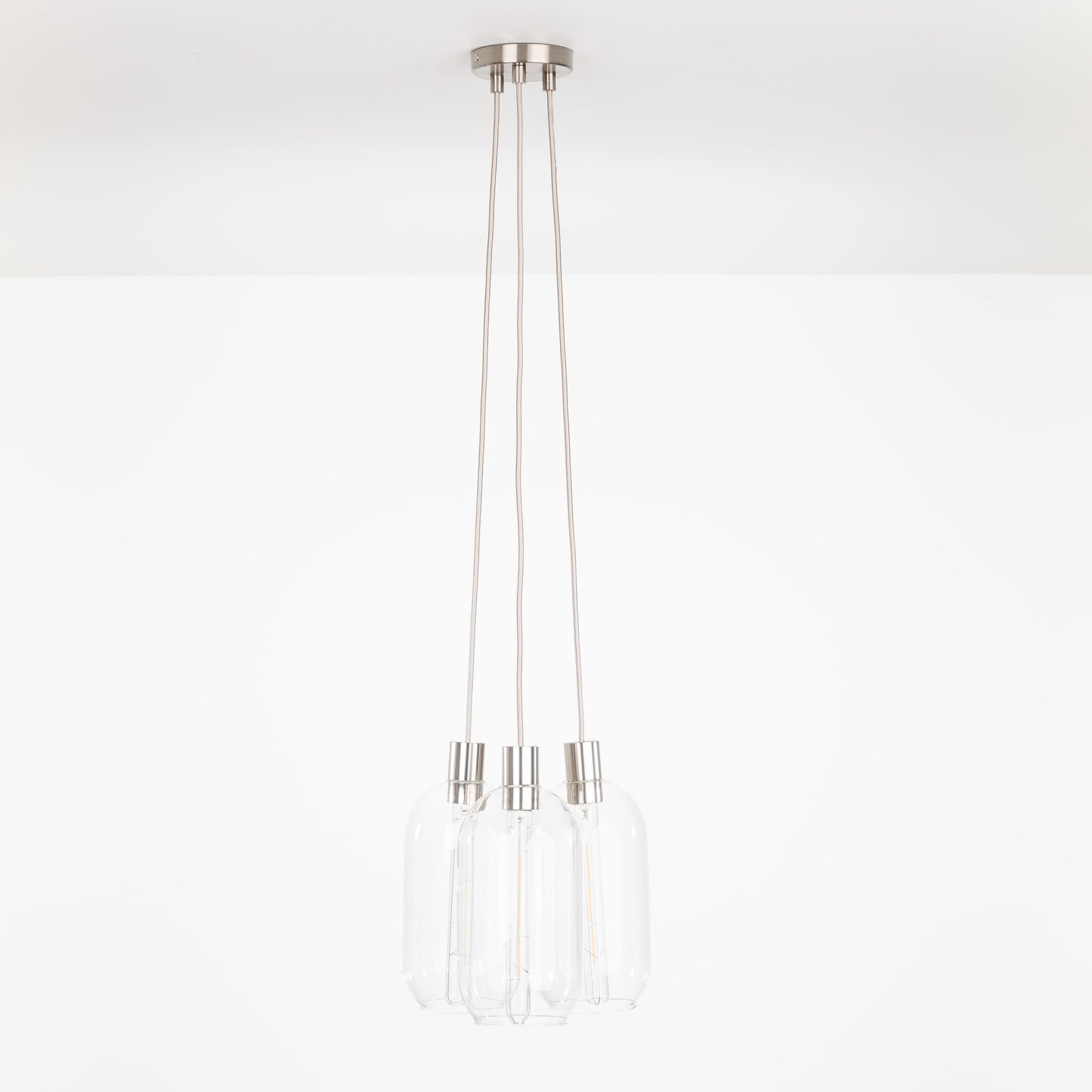 AiO Dot Multiport Chandelier - Glass Pill Shade