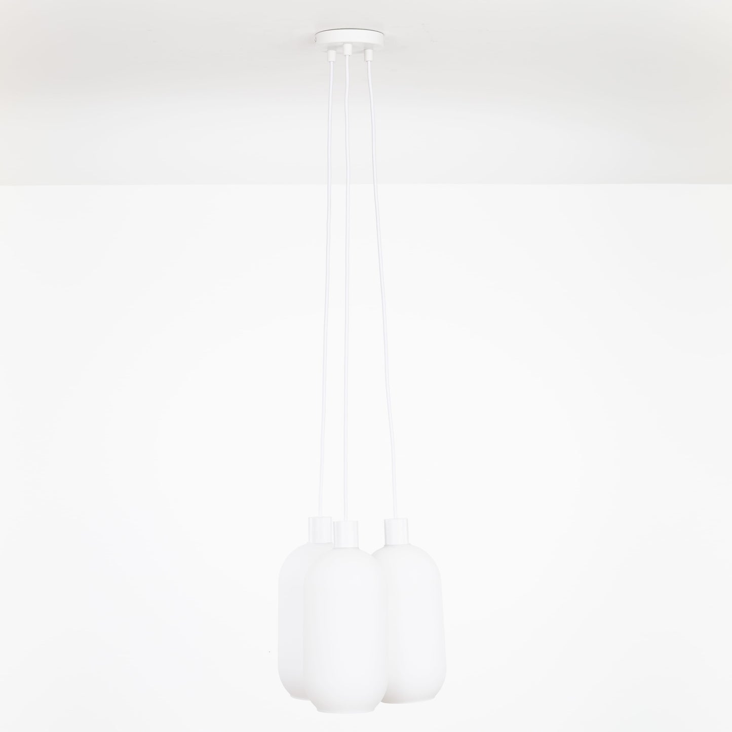 AiO Dot Multiport Chandelier - Glass Pill Shade