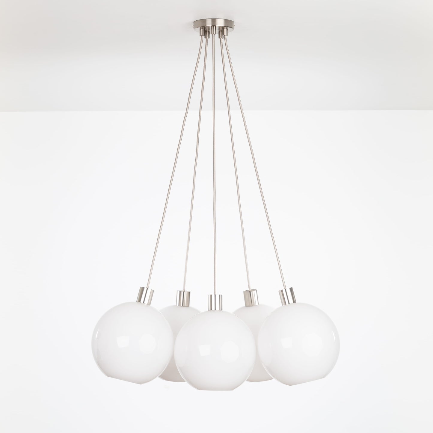 AiO Dot Multiport Chandelier - 10 Inch Glass Globe