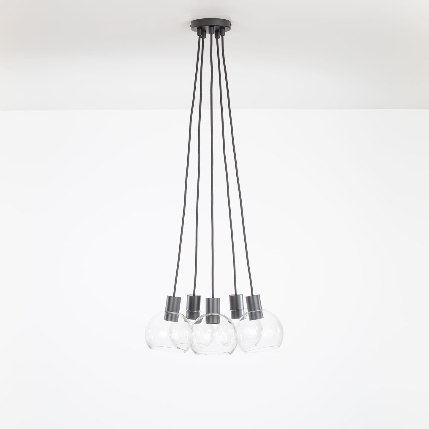 AiO Dot Multiport Chandelier - 6 Inch Glass Globe