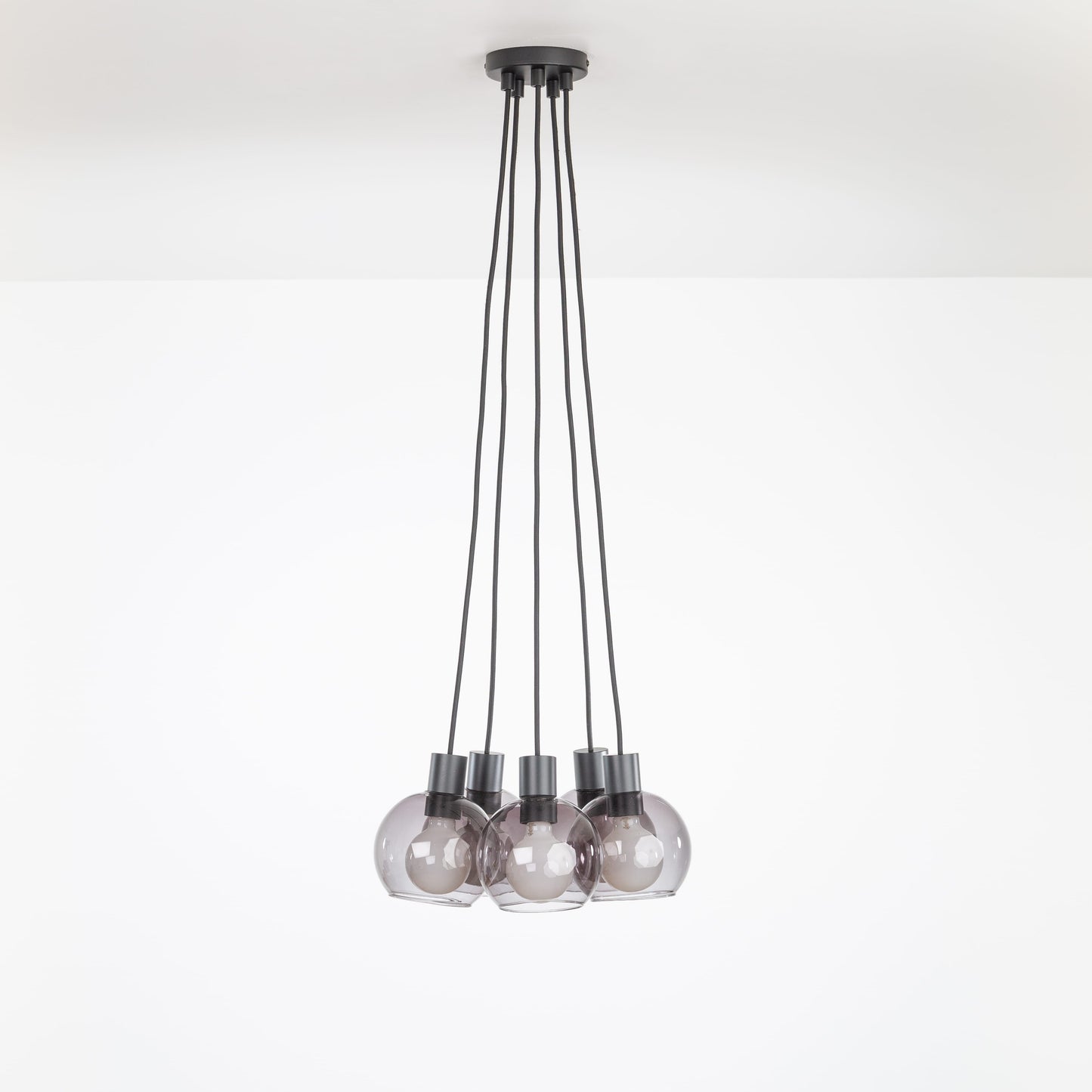 AiO Dot Multiport Chandelier - 6 Inch Glass Globe