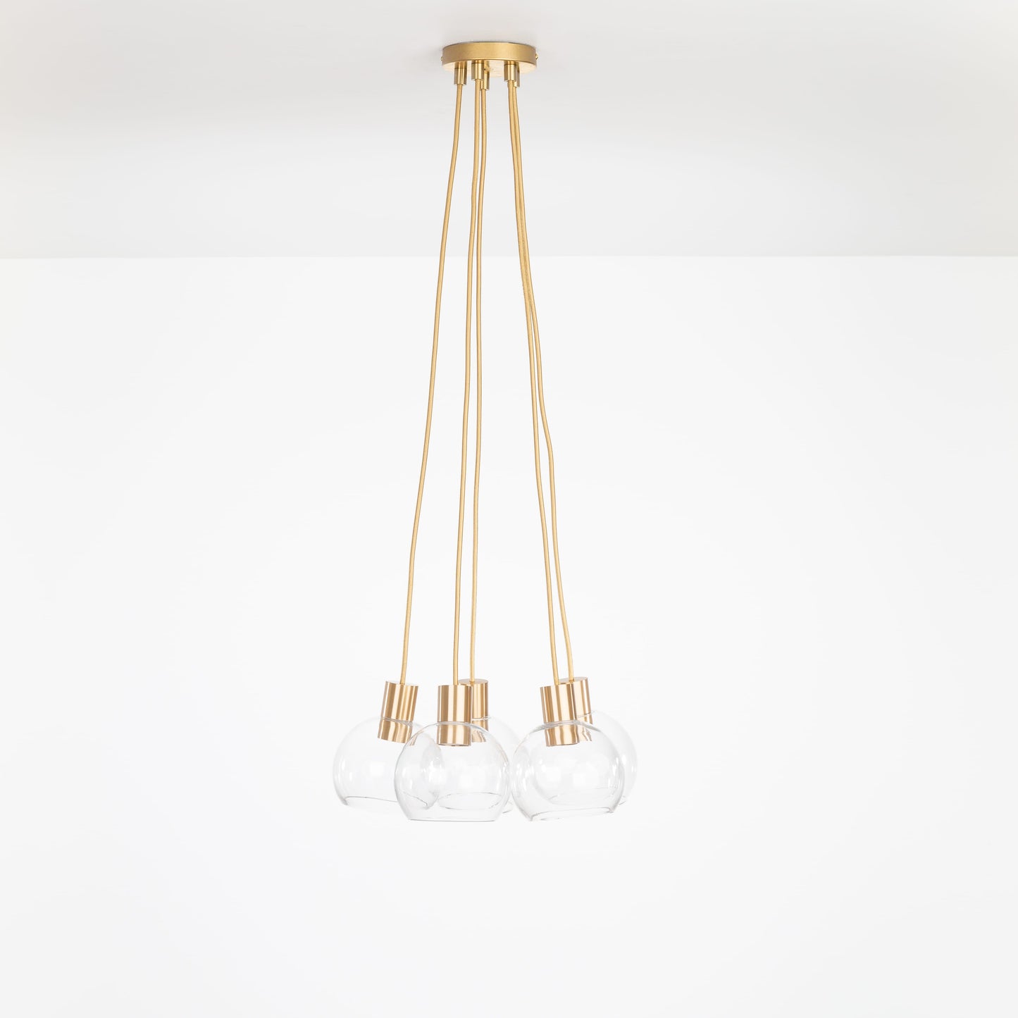AiO Dot Multiport Chandelier - 6 Inch Glass Globe