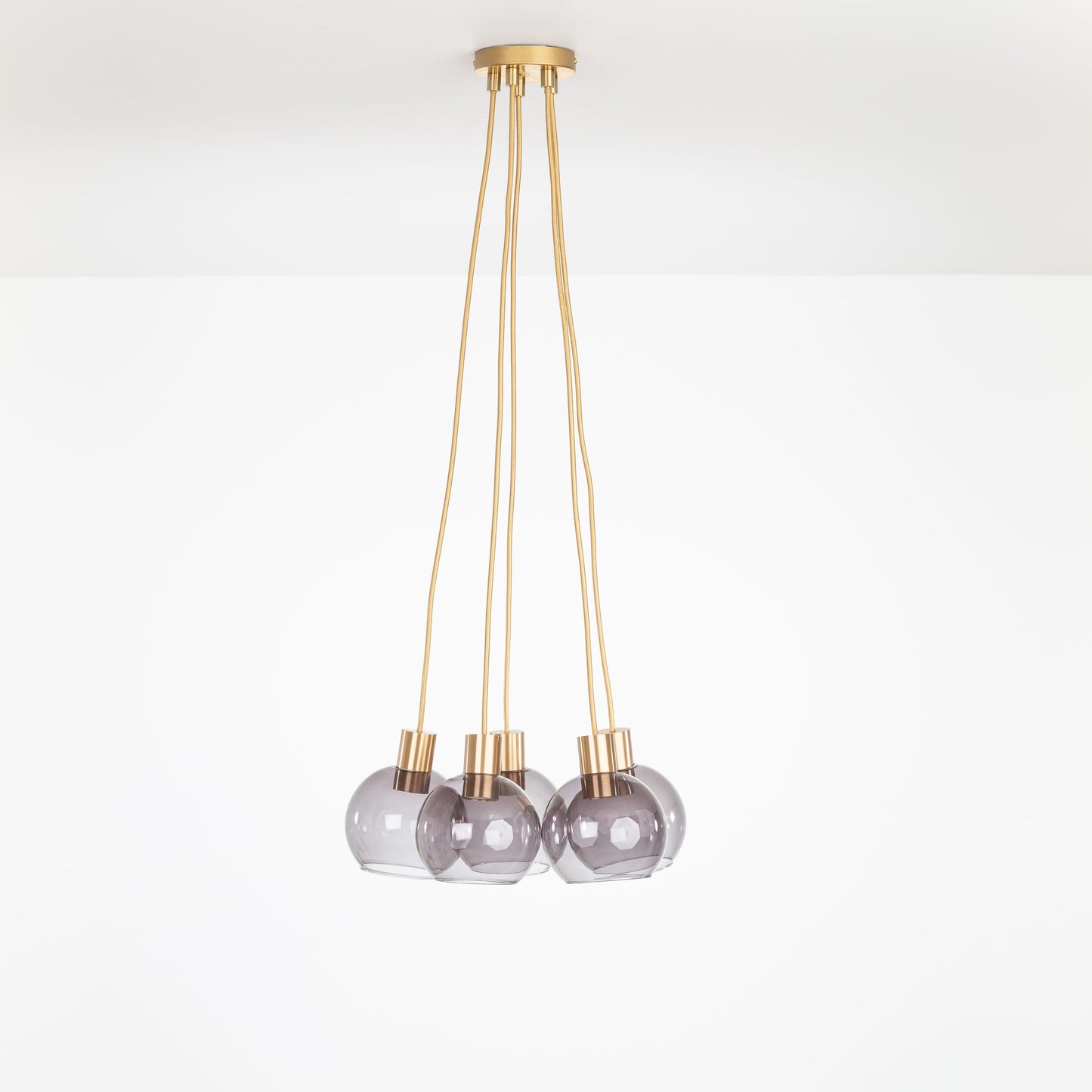 AiO Dot Multiport Chandelier - 6 Inch Glass Globe