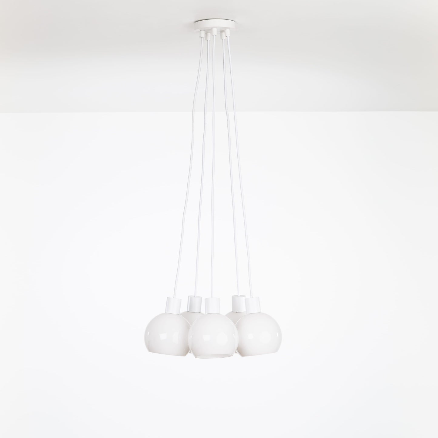 AiO Dot Multiport Chandelier - 6 Inch Glass Globe