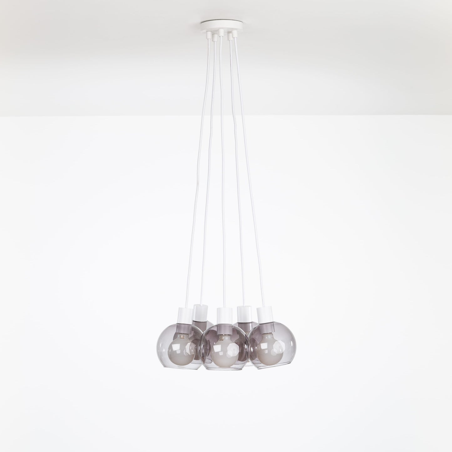 AiO Dot Multiport Chandelier - 6 Inch Glass Globe