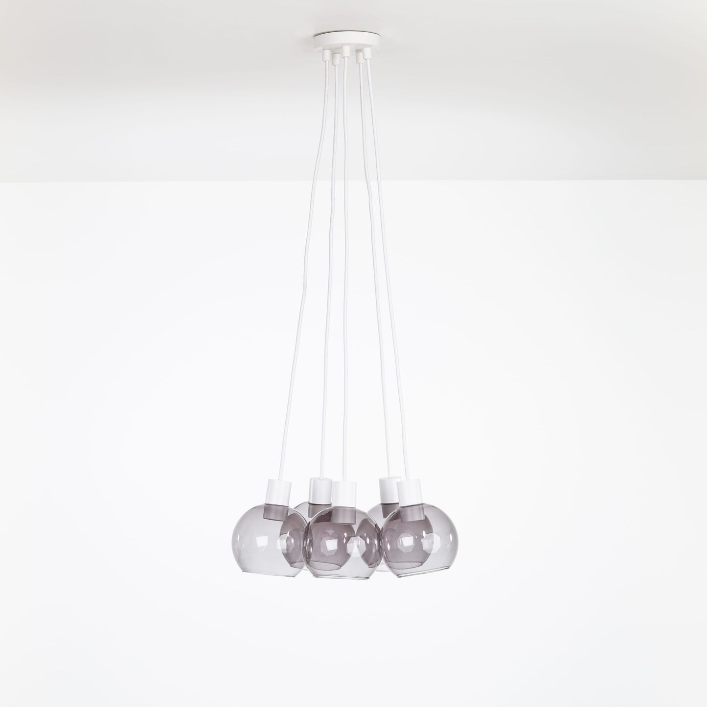 AiO Dot Multiport Chandelier - 6 Inch Glass Globe