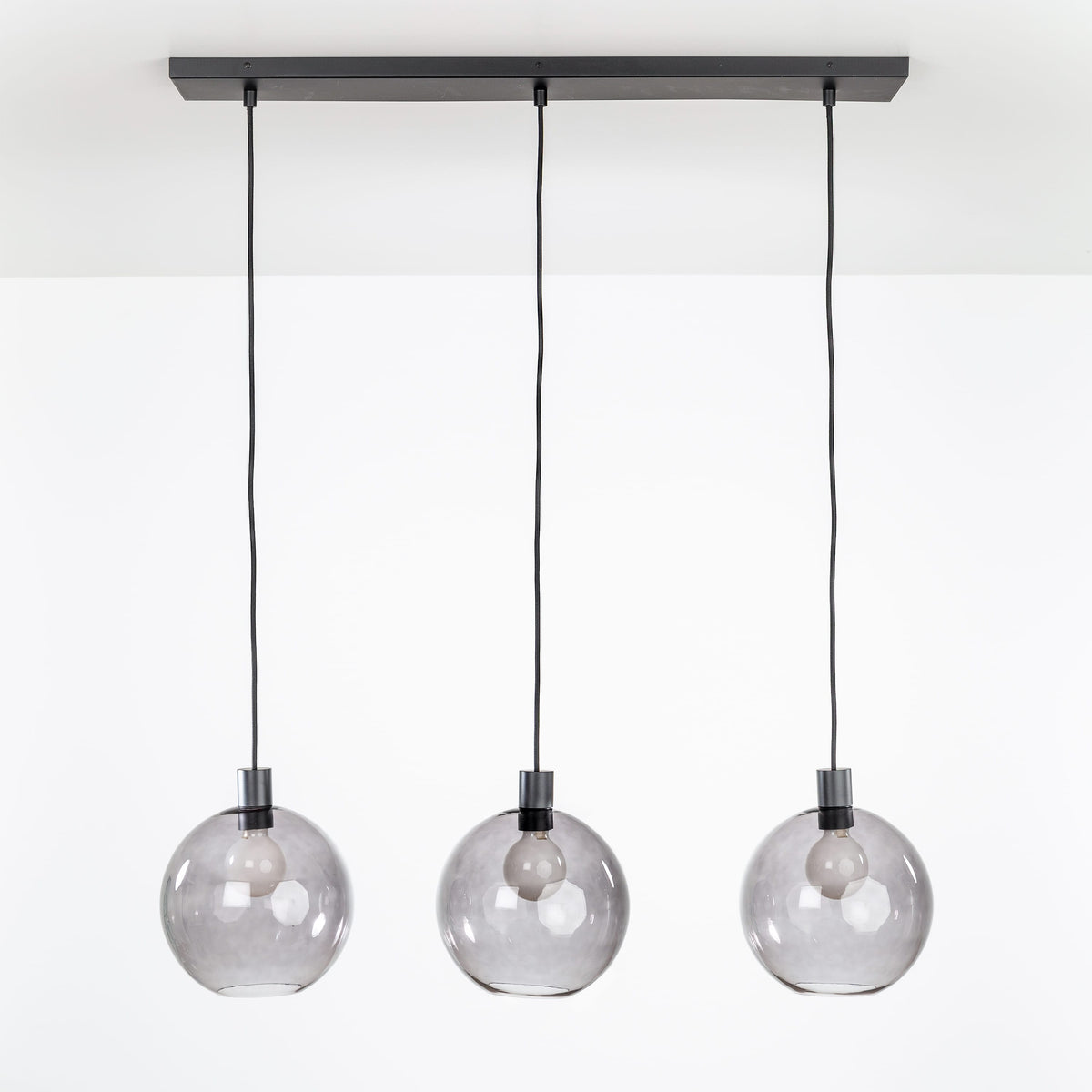 AiO 3-Line Chandelier - Glass Globe