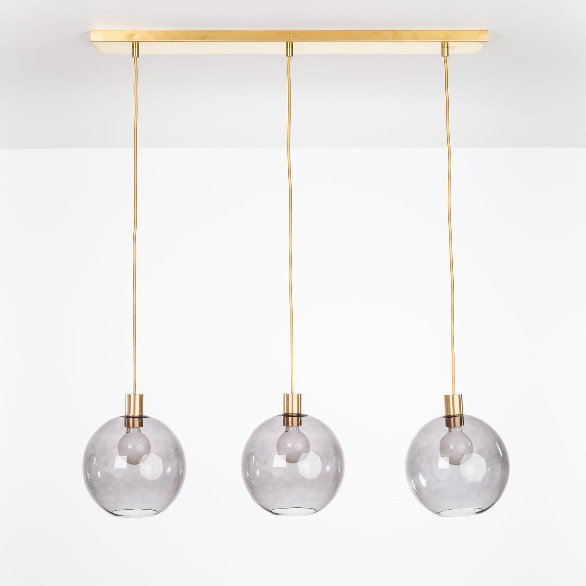 AiO 3-Line Chandelier - Glass Globe