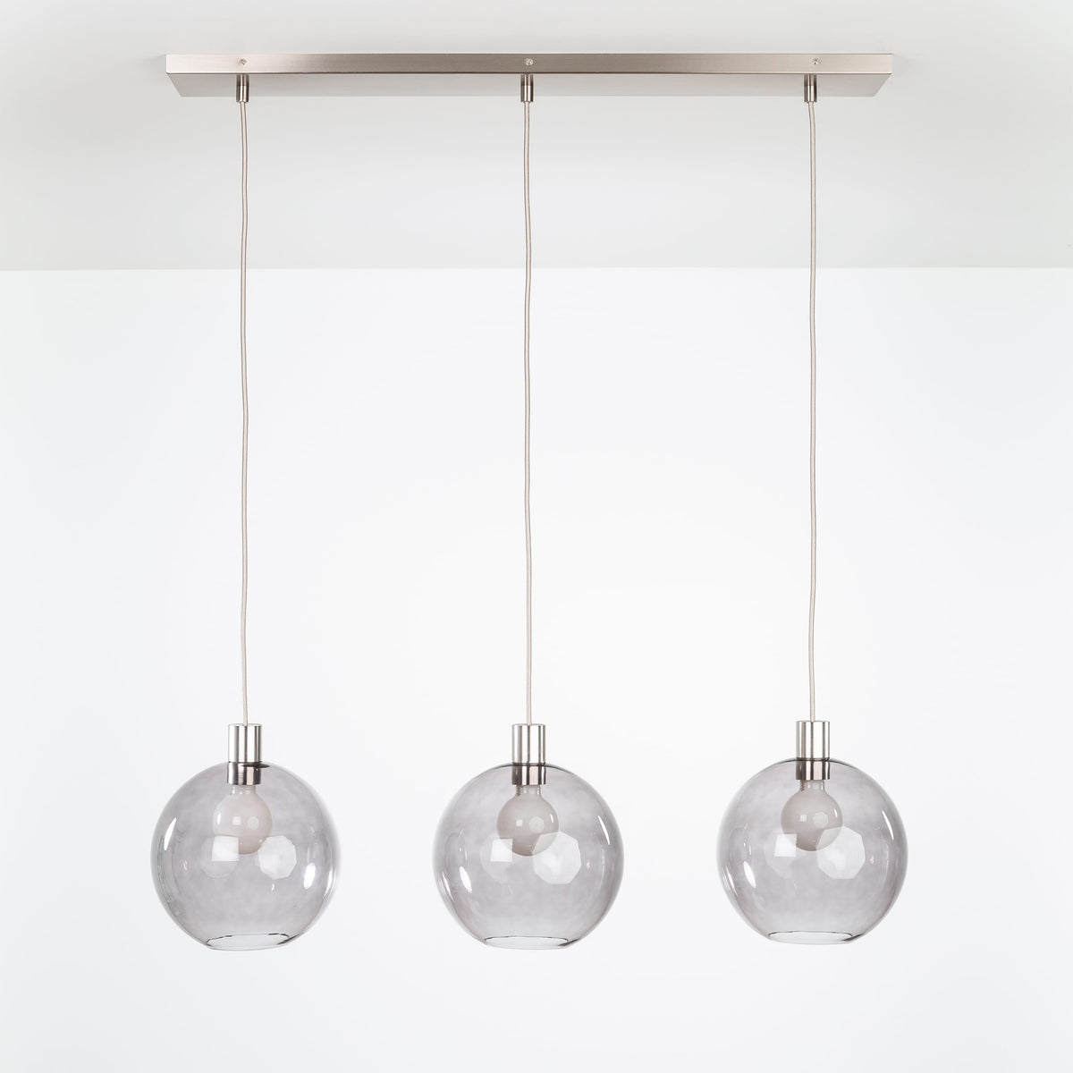 AiO 3-Line Chandelier - Glass Globe