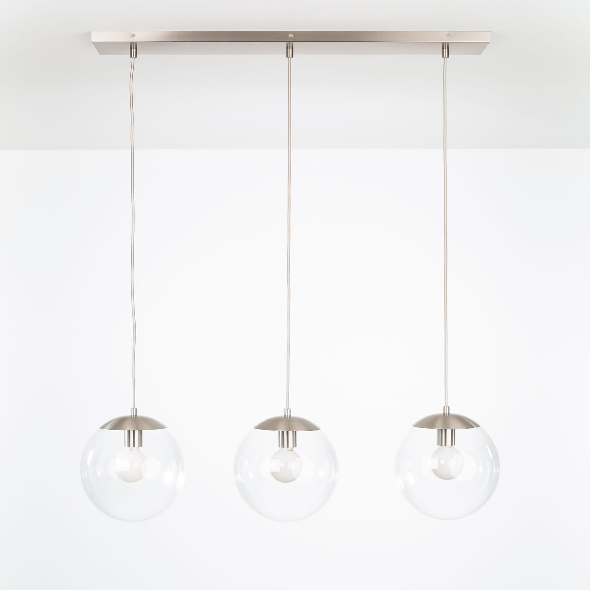 Mod Globe 3-Line Chandelier