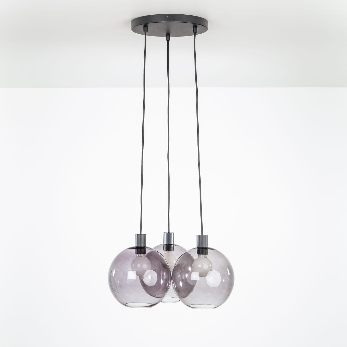 AiO Loop Multiport Chandelier - 10in Glass Globe