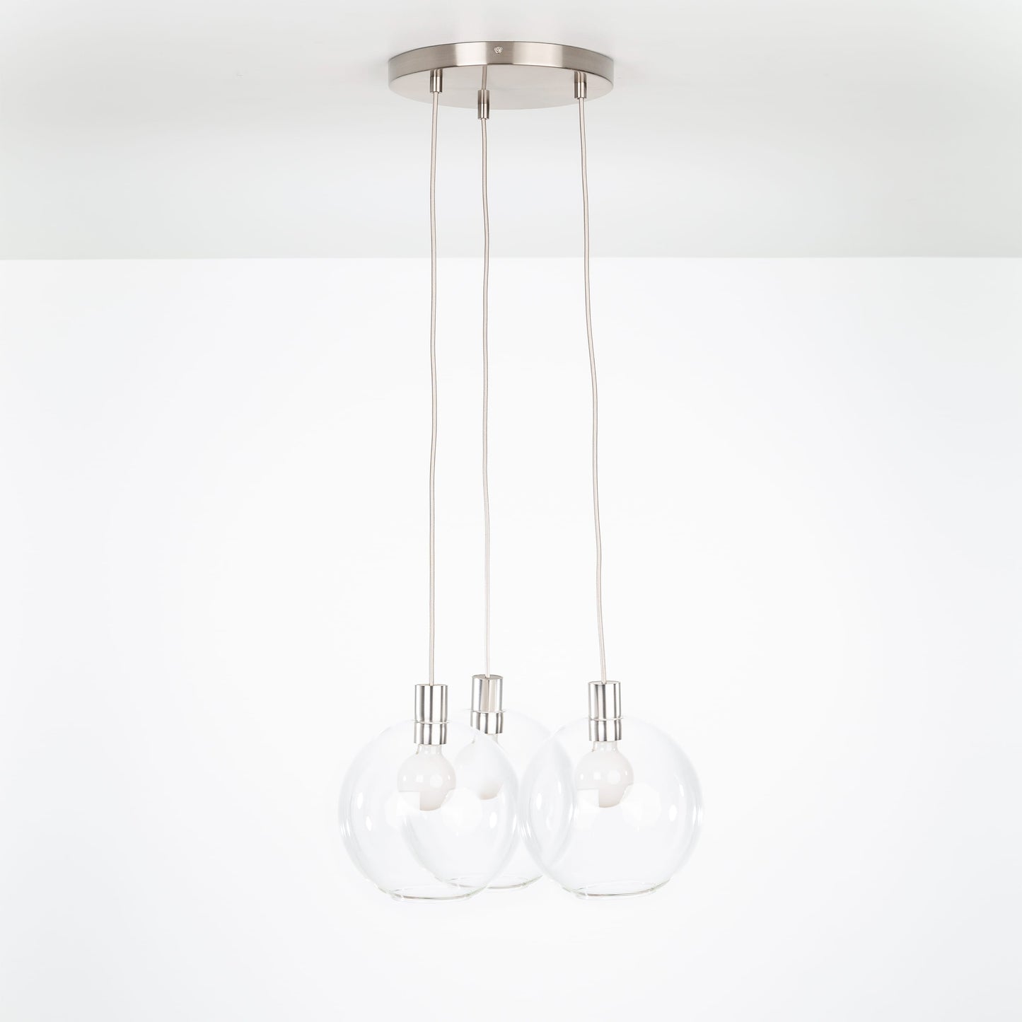 AiO Loop Multiport Chandelier - 10in Glass Globe