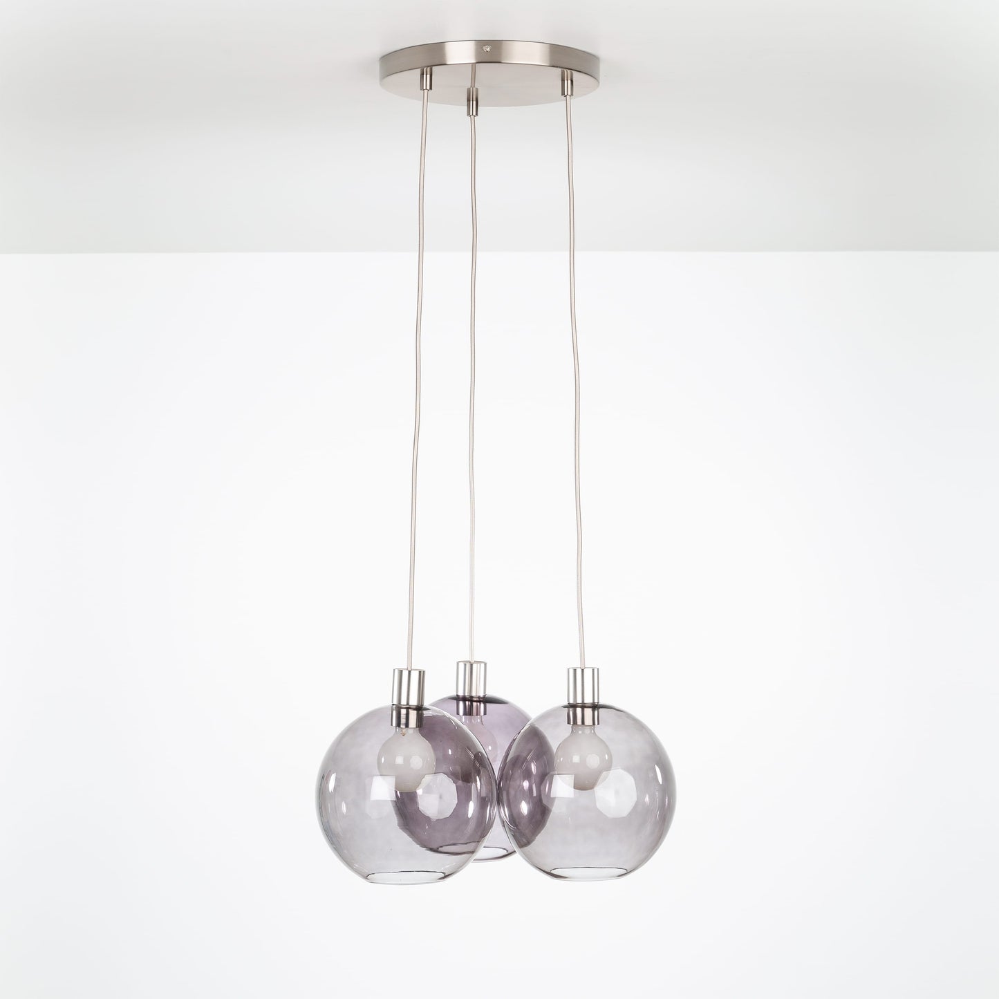 AiO Loop Multiport Chandelier - 10in Glass Globe