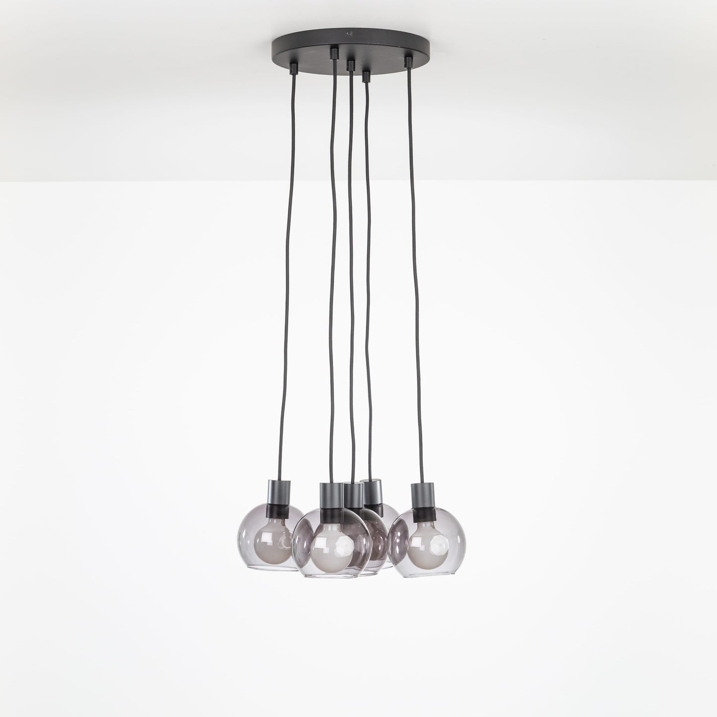 AiO Loop Multiport Chandelier - 6in Glass Globe