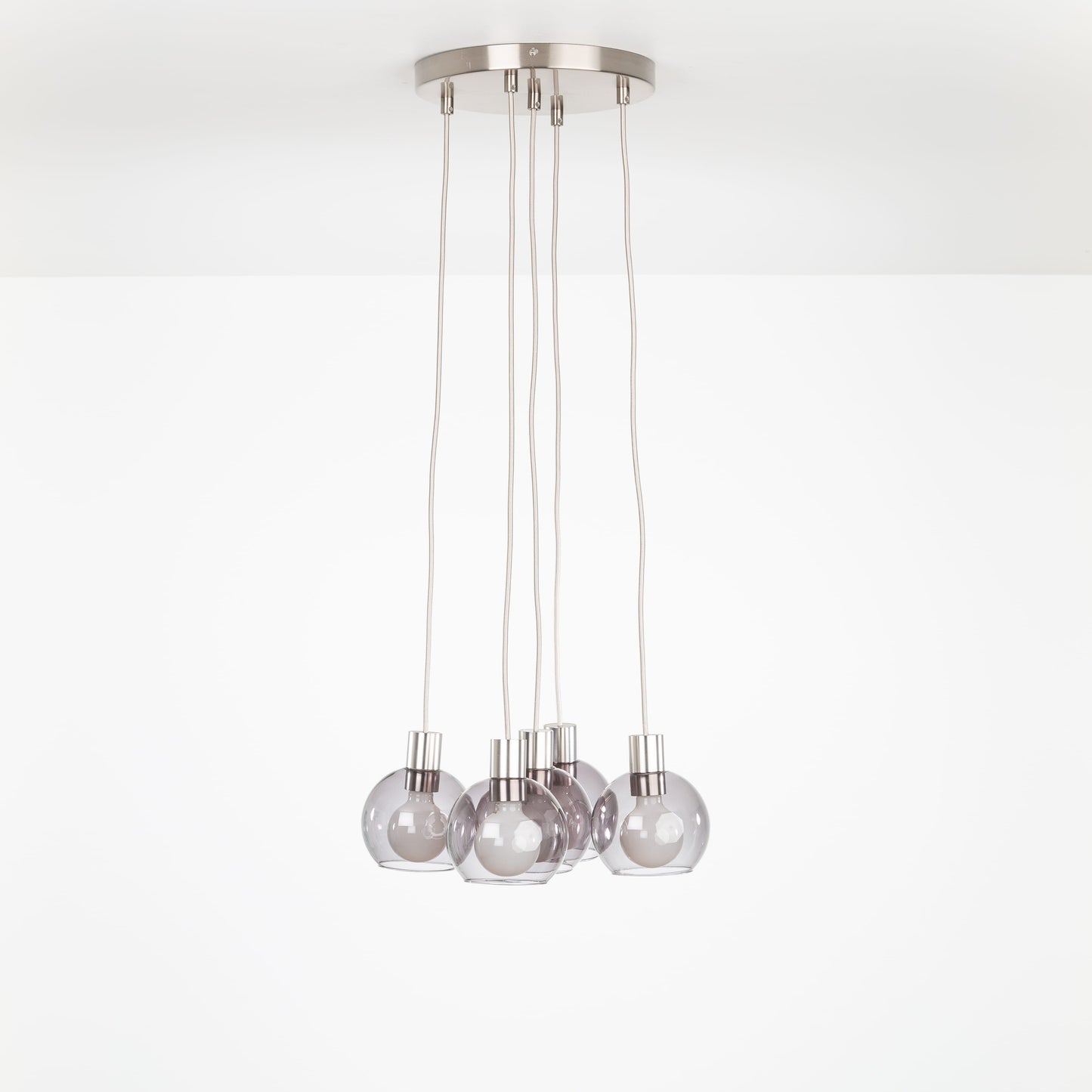 AiO Loop Multiport Chandelier - 6in Glass Globe