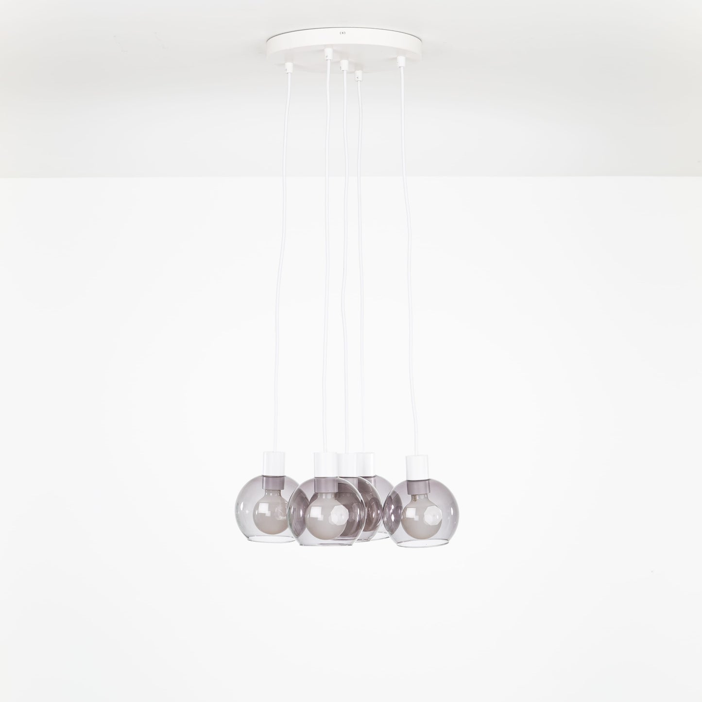 AiO Loop Multiport Chandelier - 6in Glass Globe