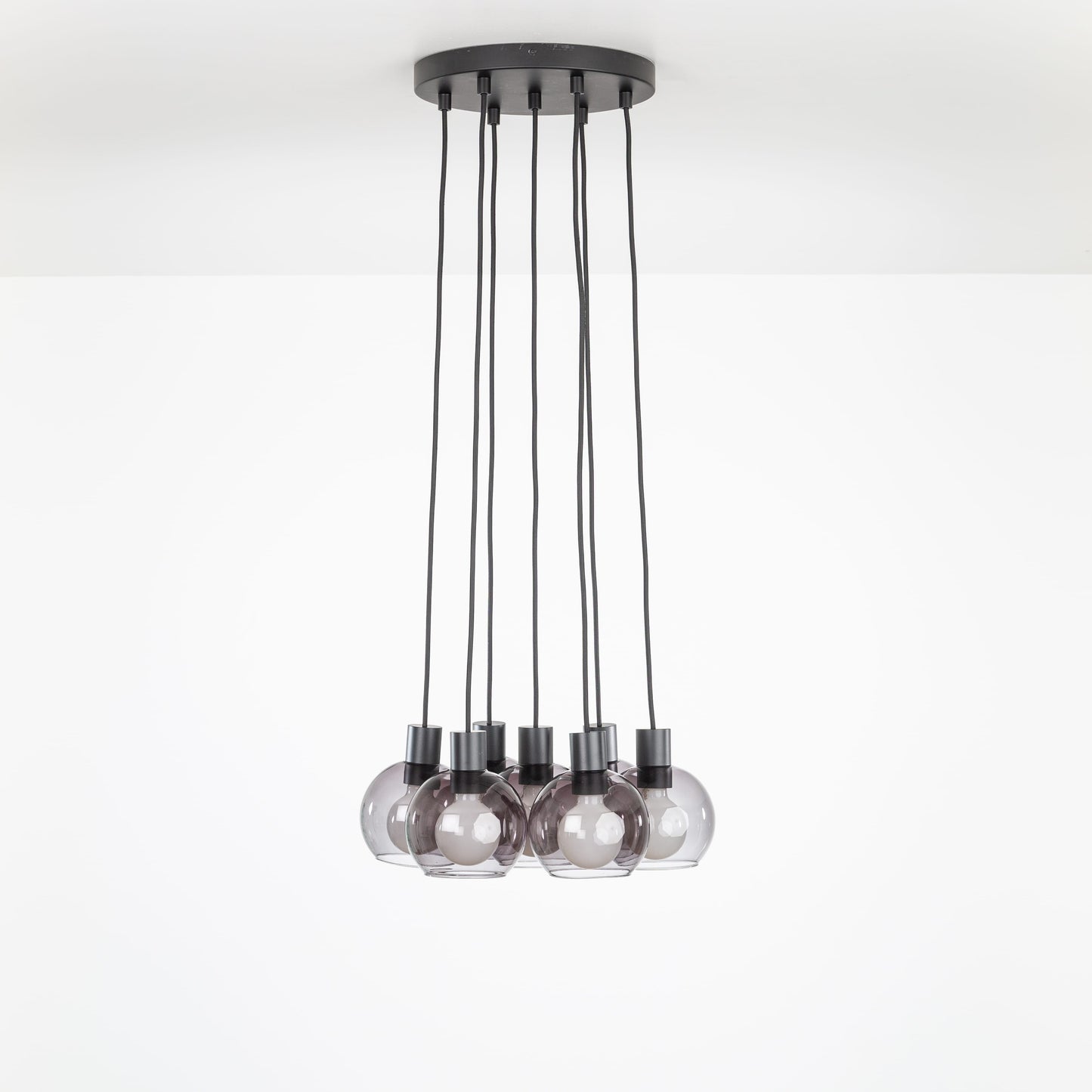 AiO Loop Multiport Chandelier - 6in Glass Globe