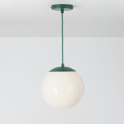 Boutique Mod Glass Globe Ceiling Pendant - 10inch