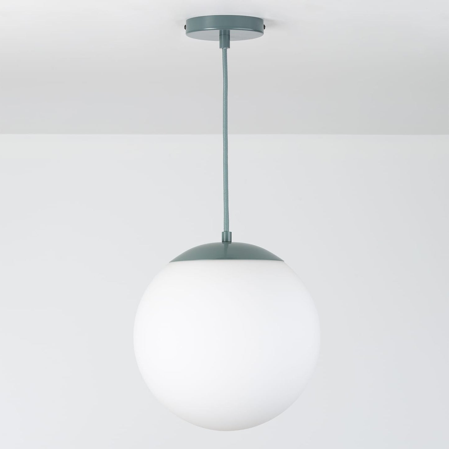 Boutique Mod Glass Globe Ceiling Pendant - 12inch