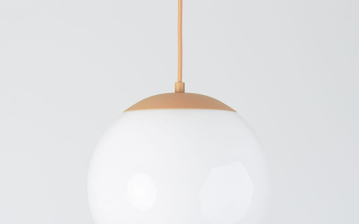 Boutique Mod Glass Globe Ceiling Pendant | 8", 10", 12"