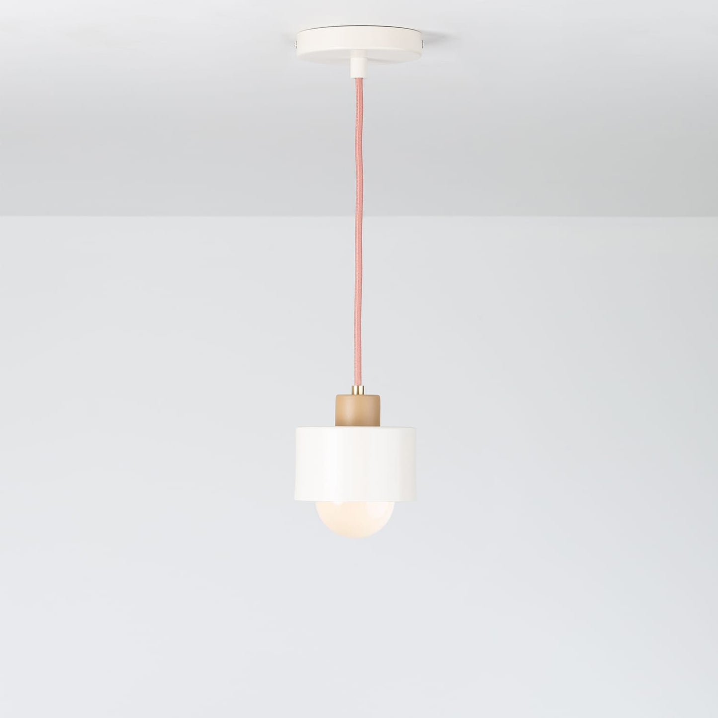 Boutique Color Block Puck Ceiling Pendant