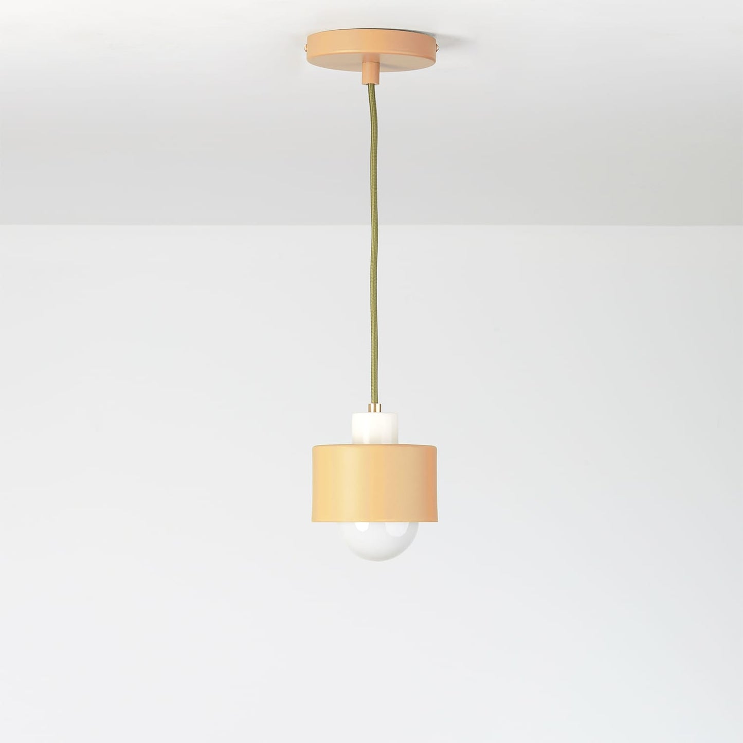 Boutique Color Block Puck Ceiling Pendant