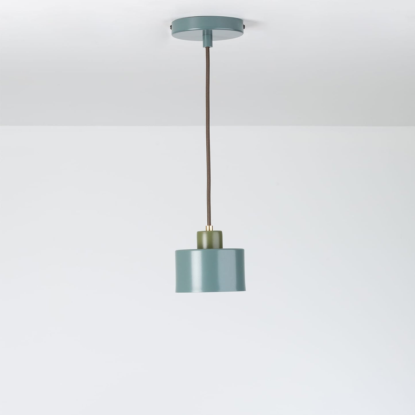 Boutique Color Block Puck Ceiling Pendant