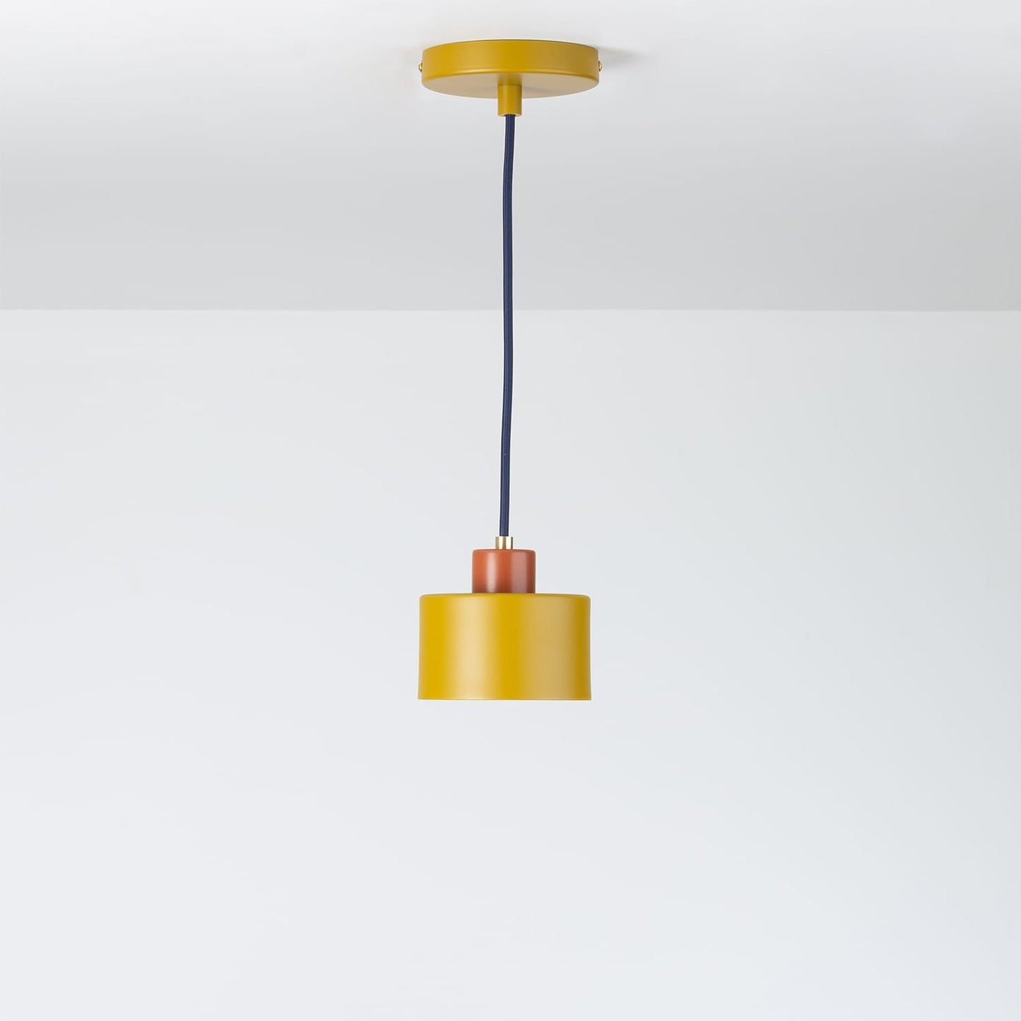 Boutique Color Block Puck Ceiling Pendant