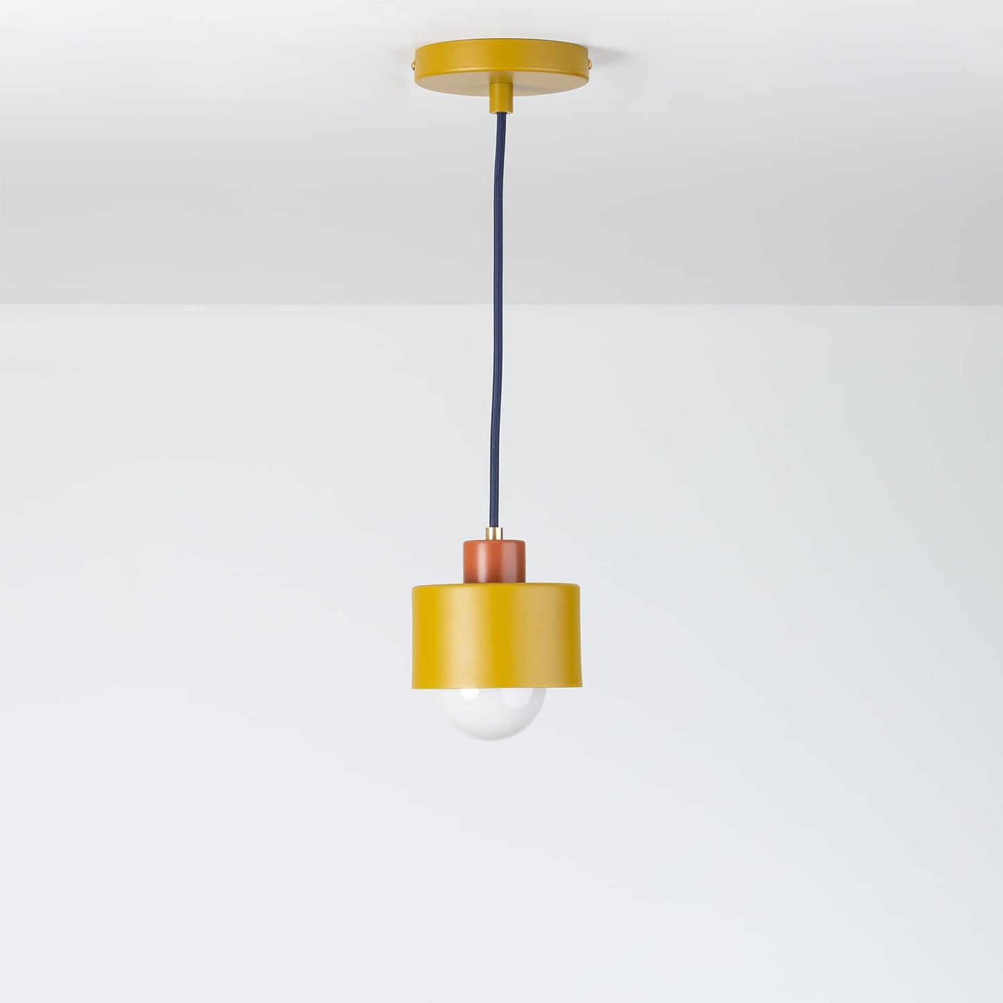 Boutique Color Block Puck Ceiling Pendant