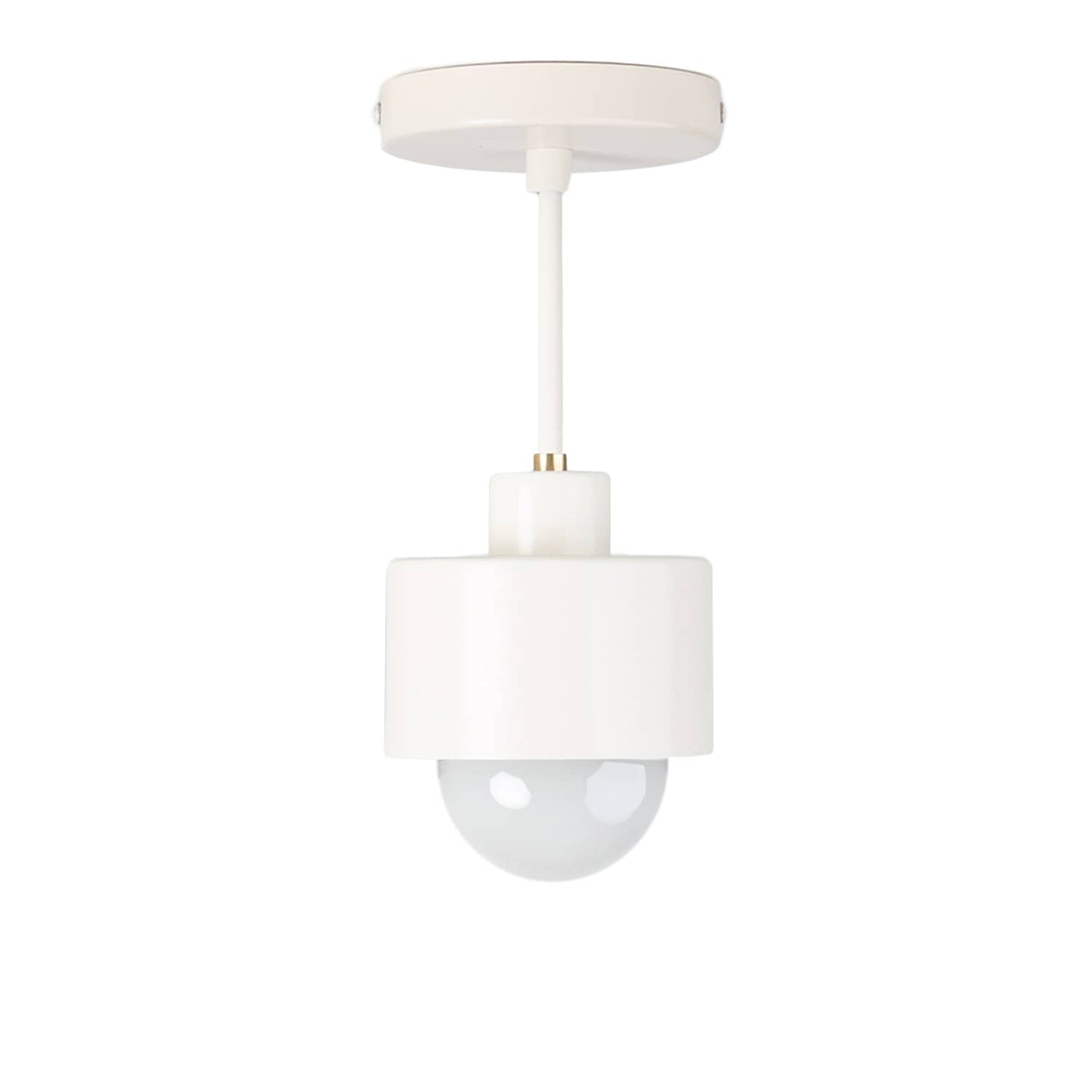 Boutique Post Puck Shade Flush Mount Pendant