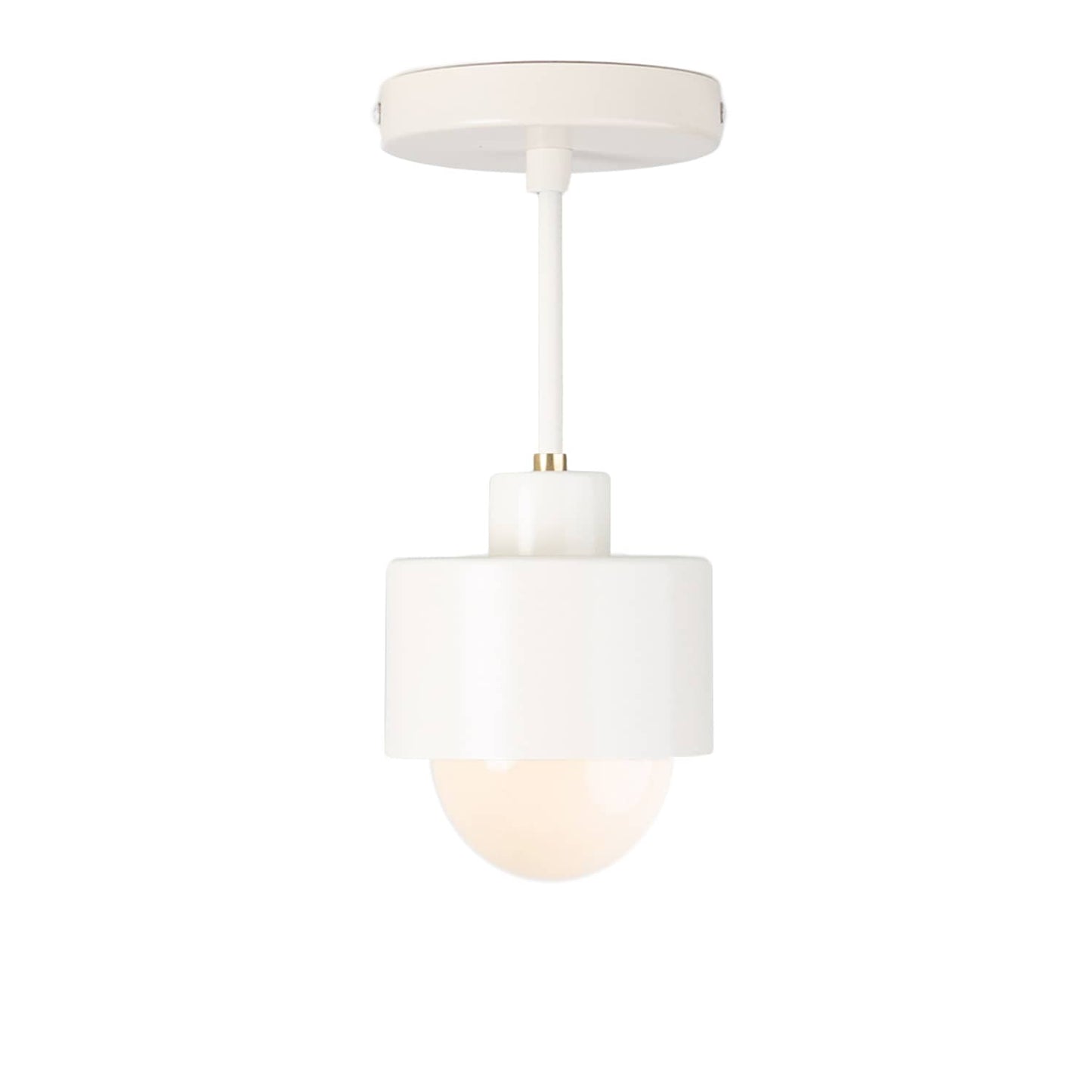 Boutique Post Puck Shade Flush Mount Pendant