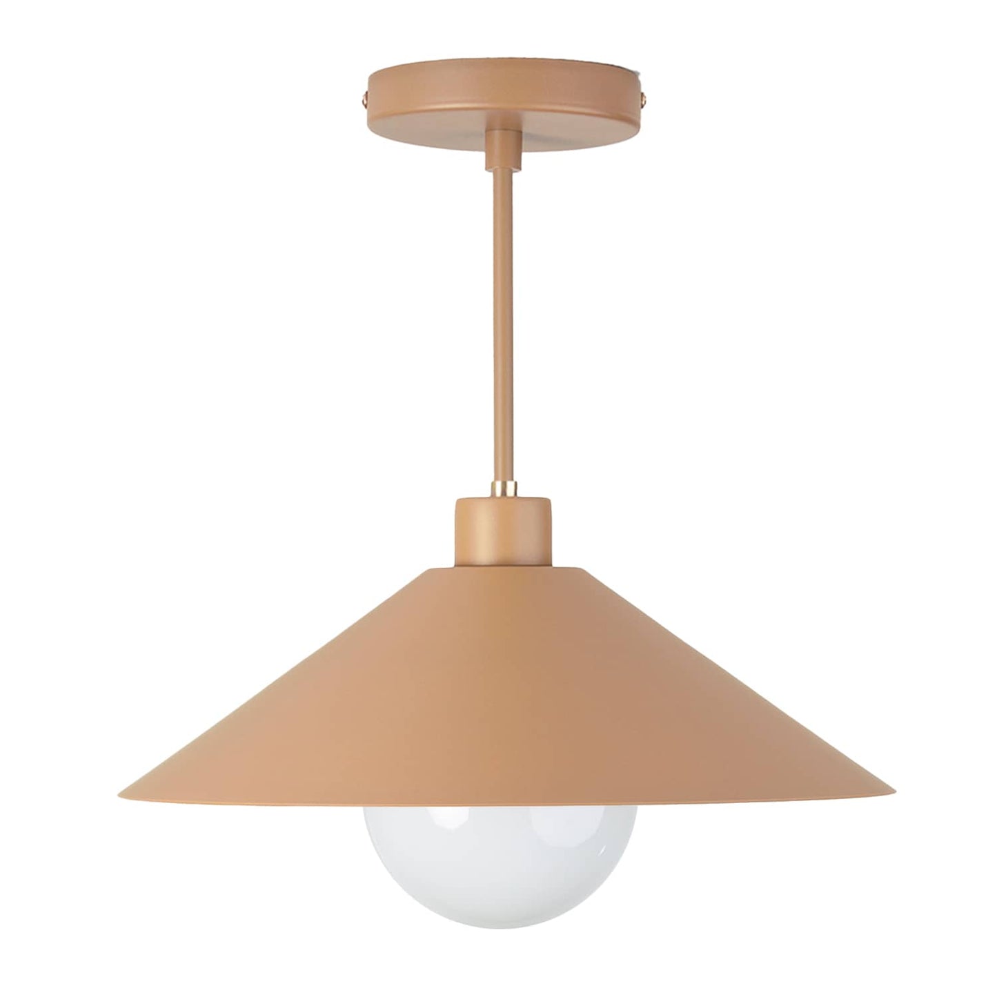 Boutique Post Slope Shade Flush Mount Pendant