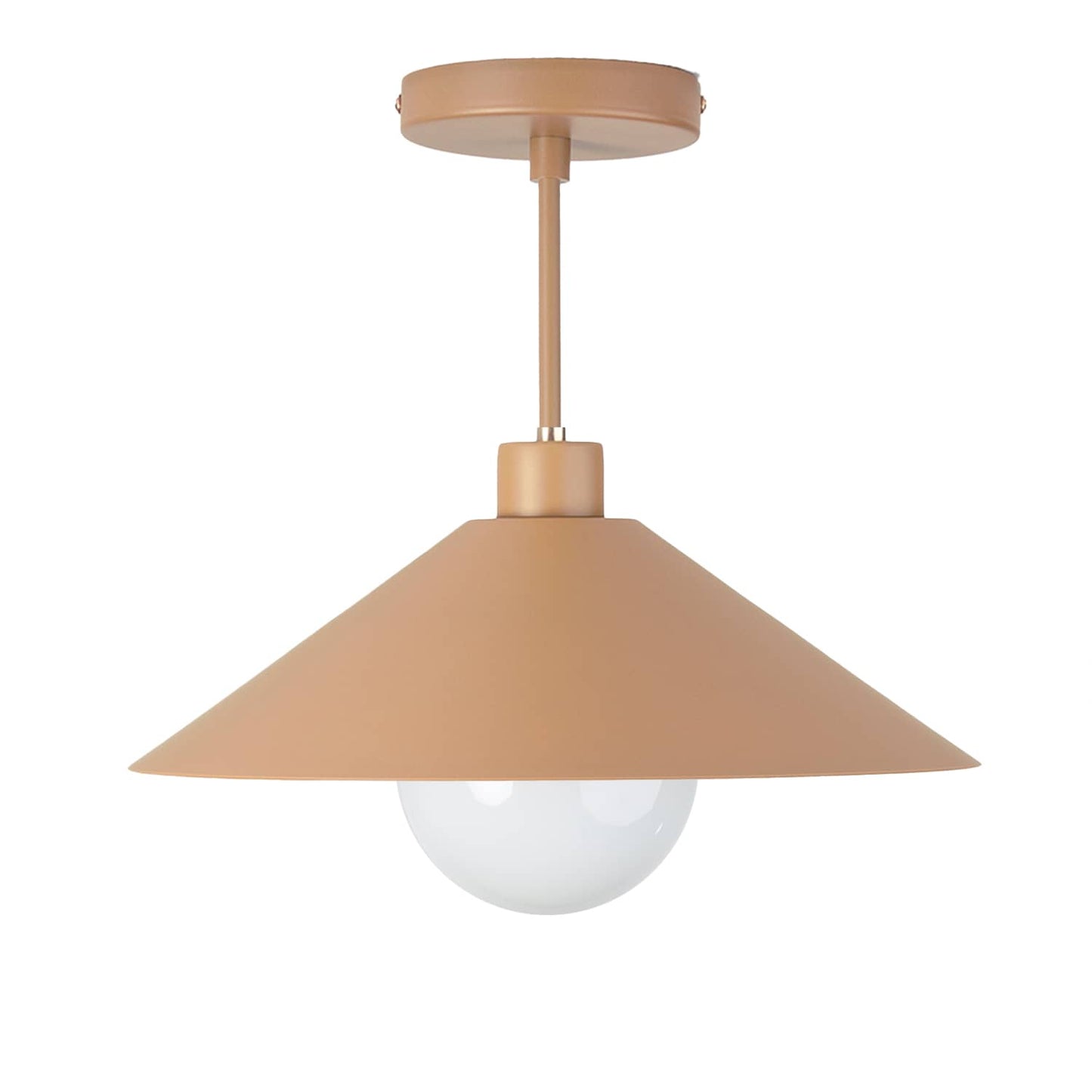 Boutique Post Slope Shade Flush Mount Pendant
