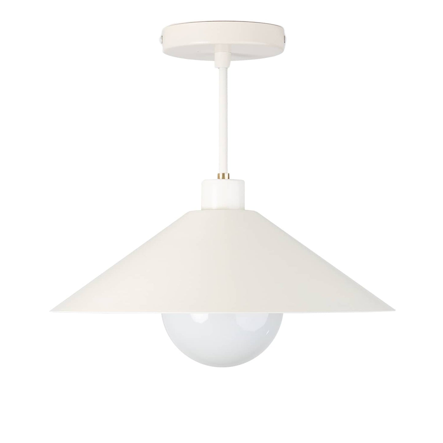 Boutique Post Slope Shade Flush Mount Pendant