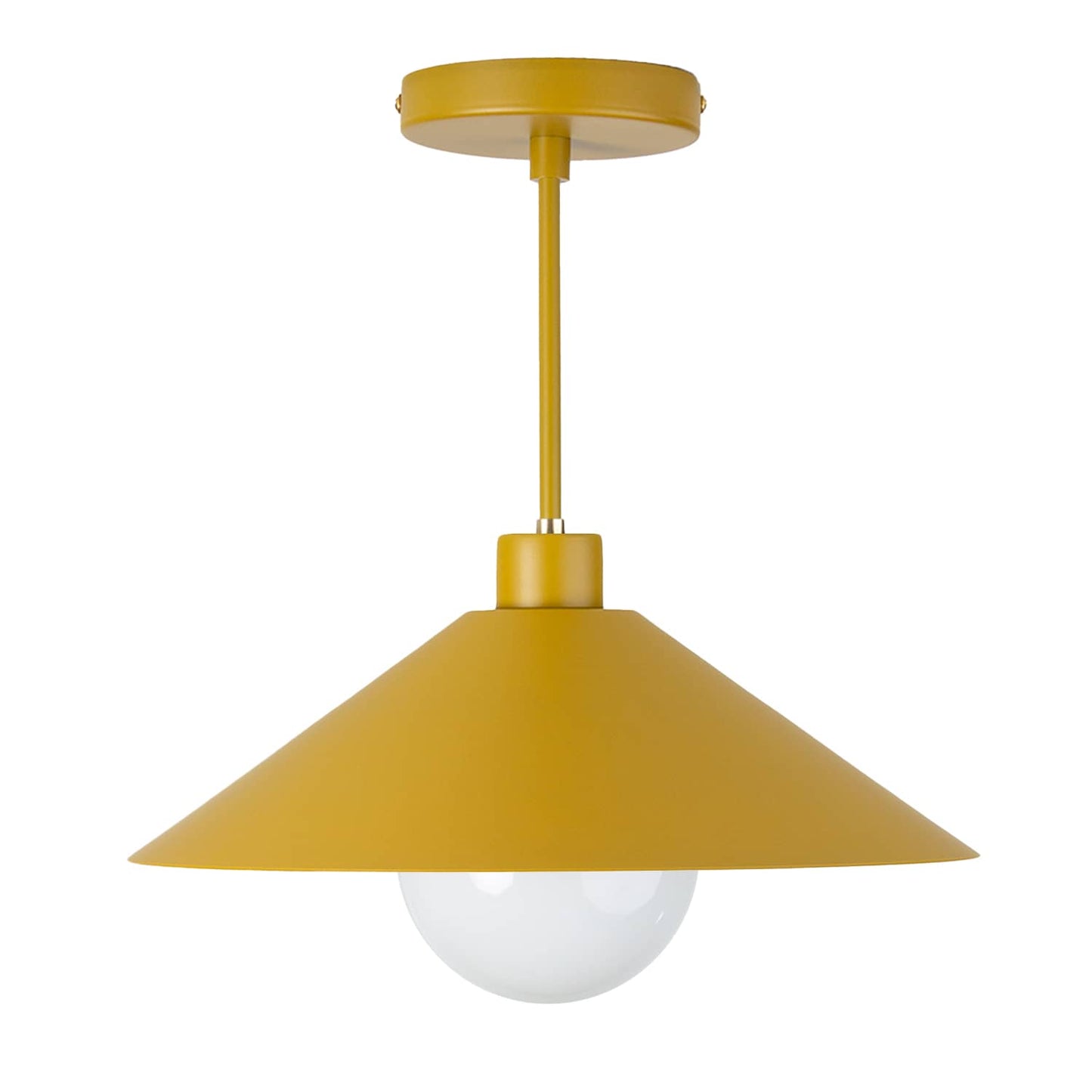 Boutique Post Slope Shade Flush Mount Pendant