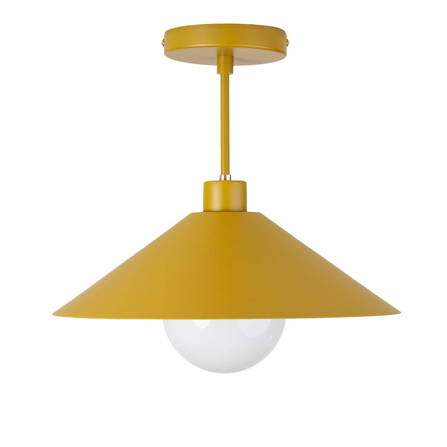 Boutique Post Slope Shade Flush Mount Pendant