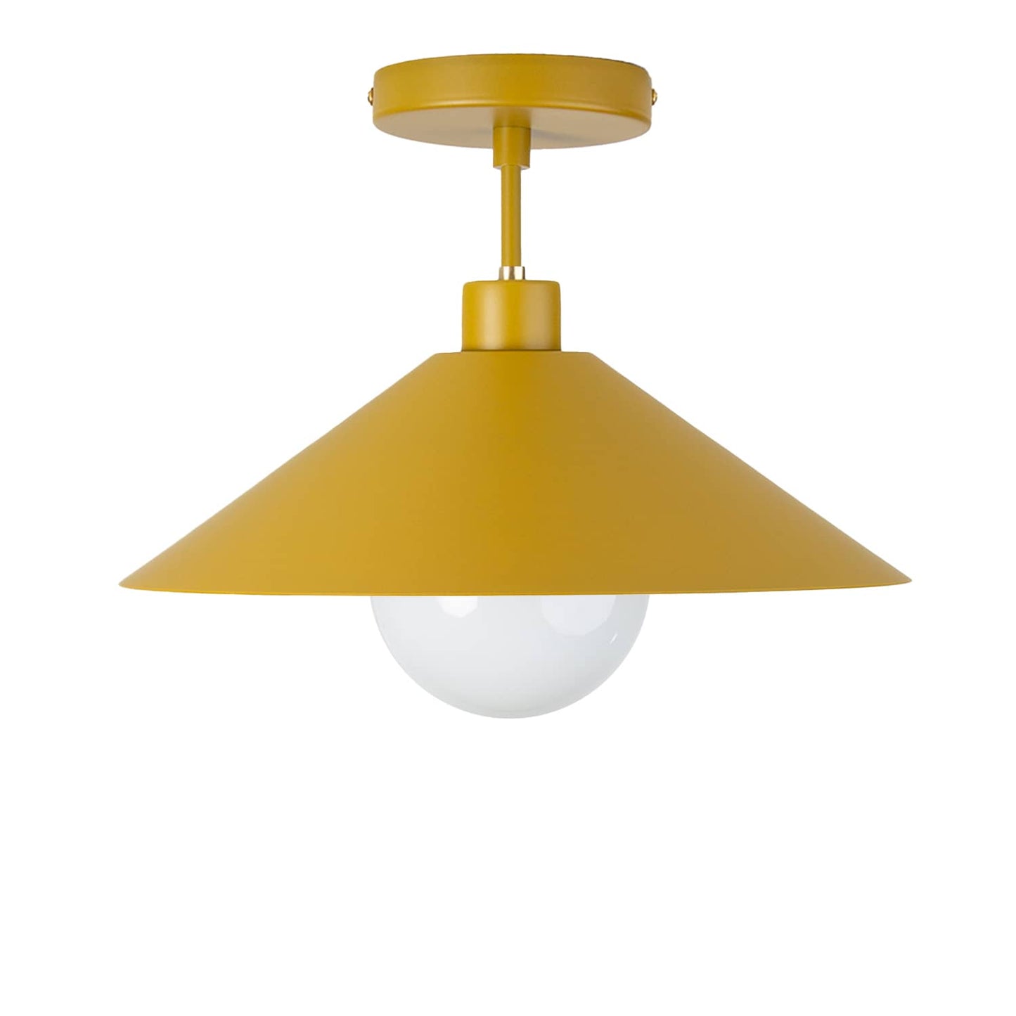Boutique Post Slope Shade Flush Mount Pendant