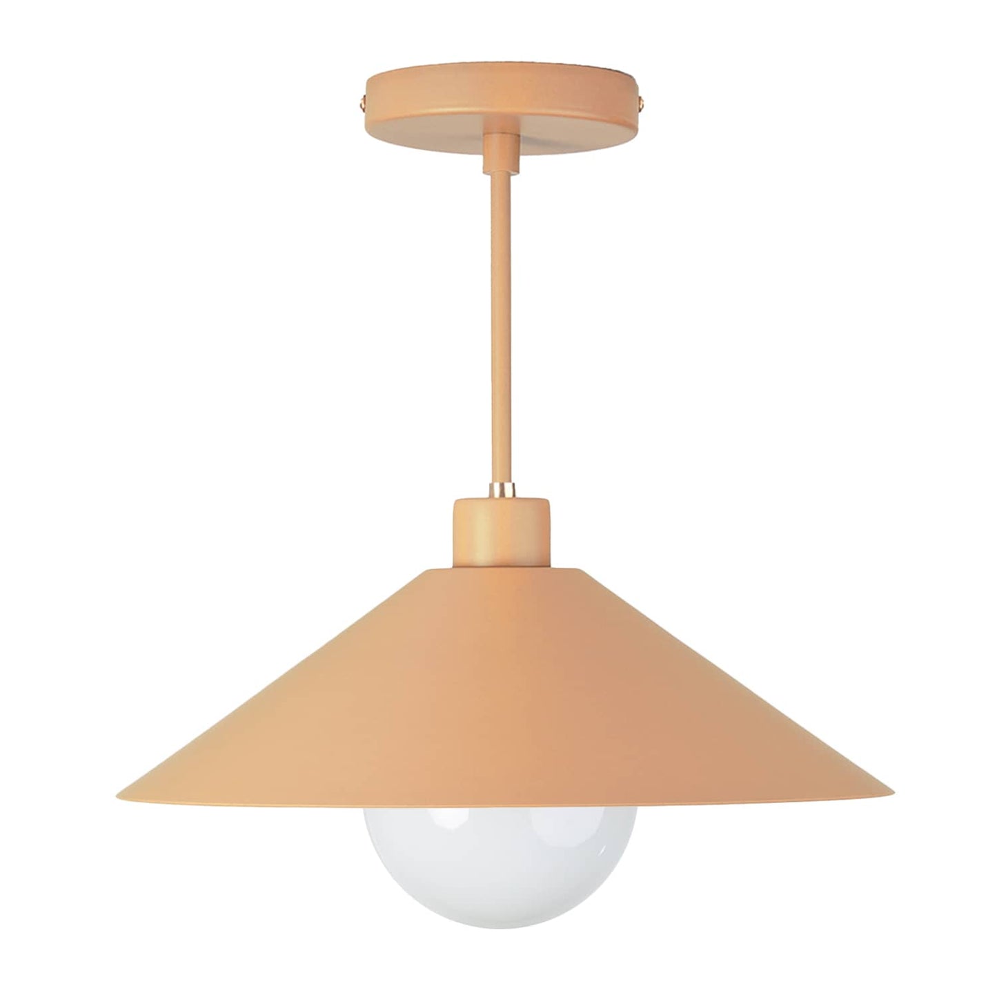 Boutique Post Slope Shade Flush Mount Pendant